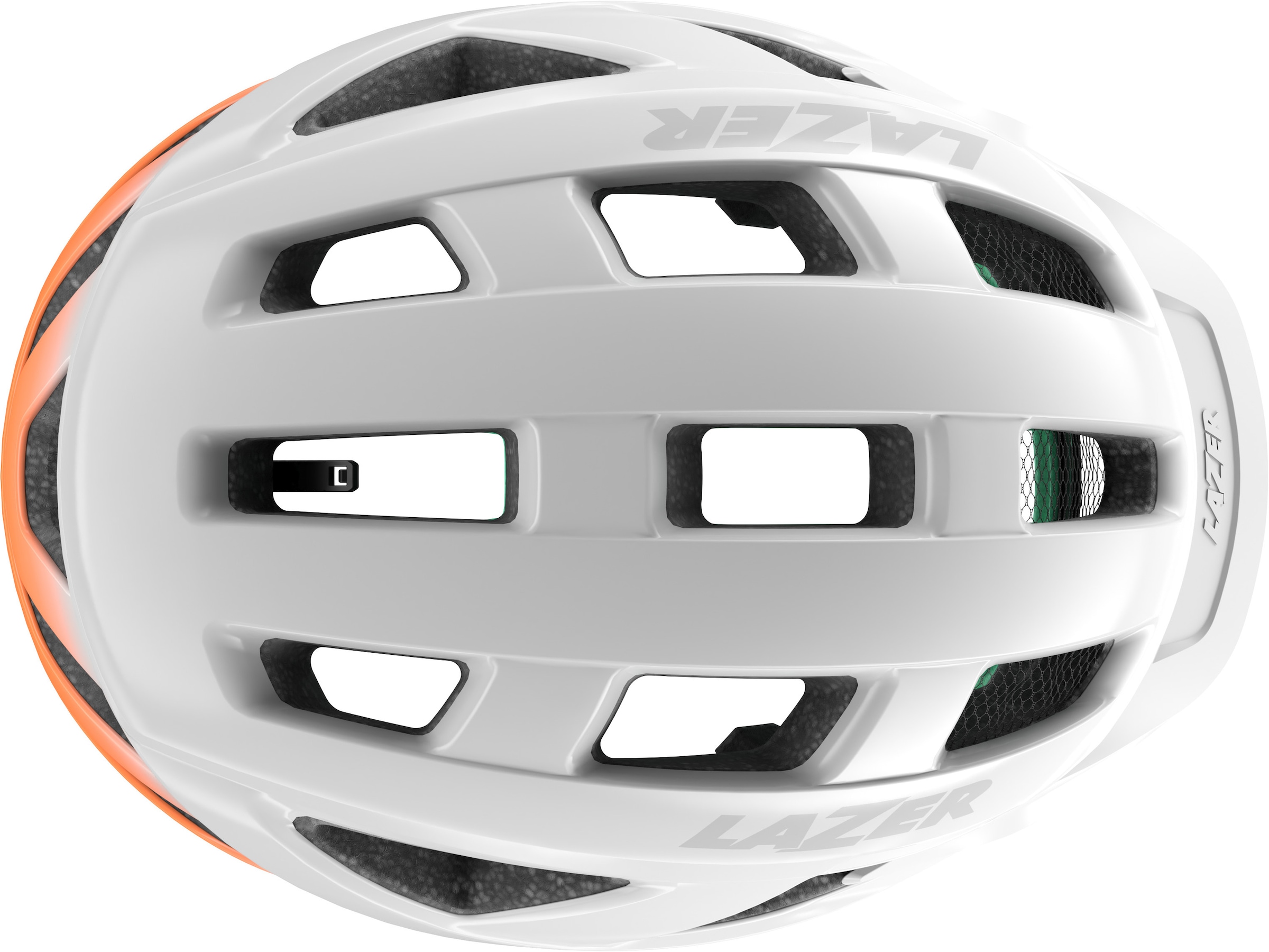 Lazer Fahrradhelm »Fahrradhelm Cerro KinetiCore, White Flash Orange«