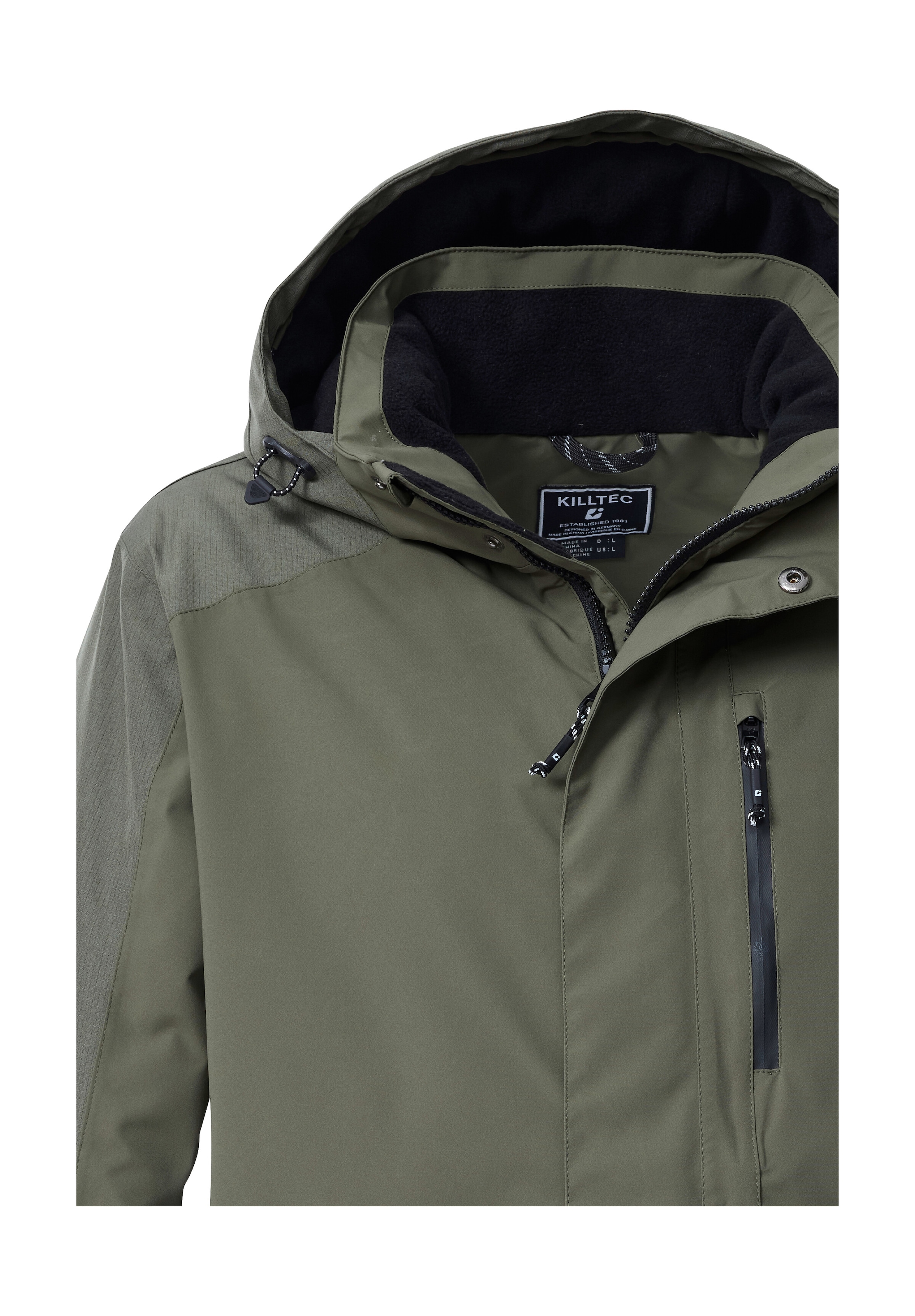 Killtec Funktionsjacke »KOW 89 MN JCKT« Wasserabweisend, atmungsaktiv, abnehmbare Kapuze, Daumenlöcher