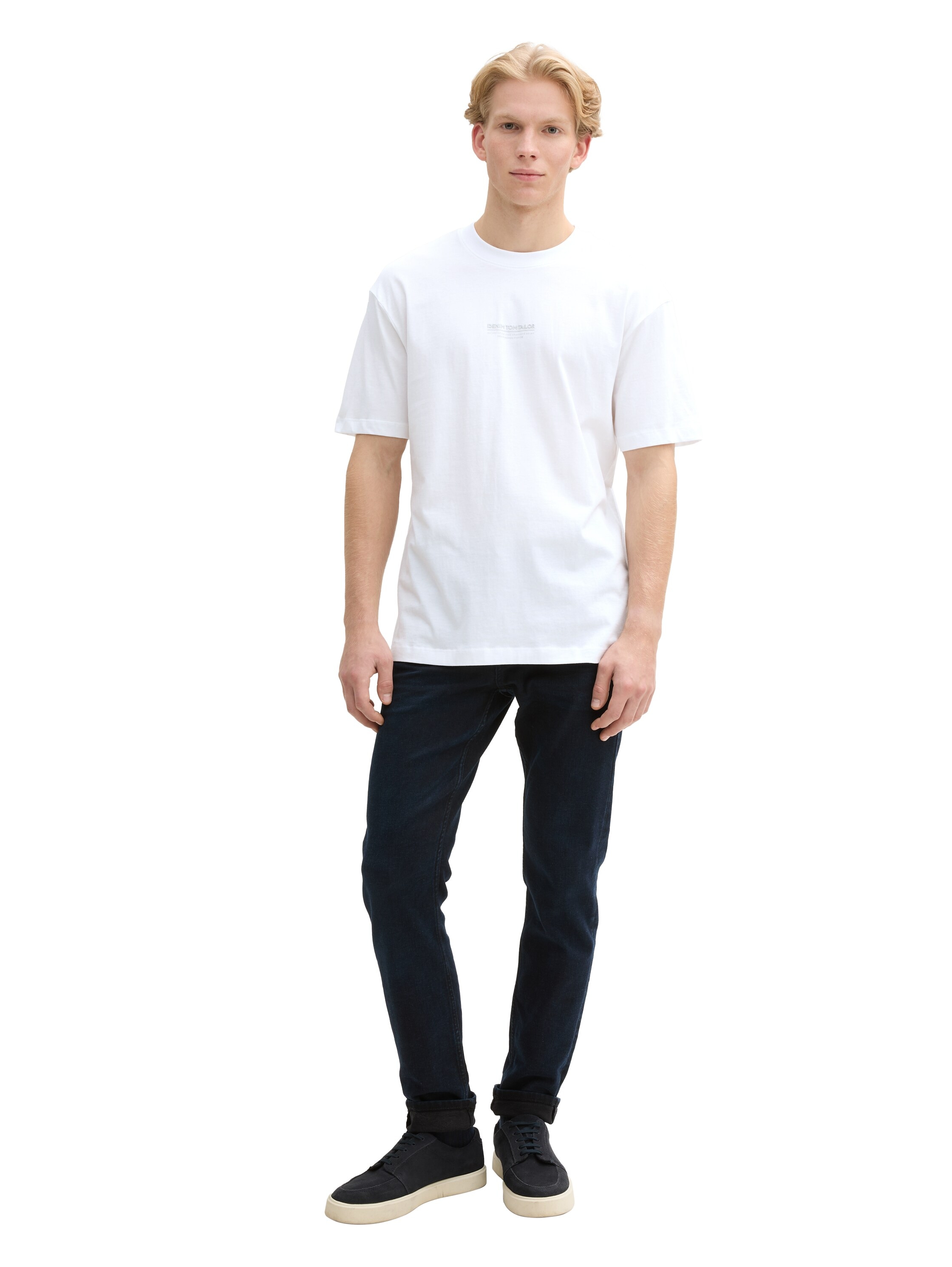 TOM TAILOR Denim T-Shirt, mit Marken-Frontprint