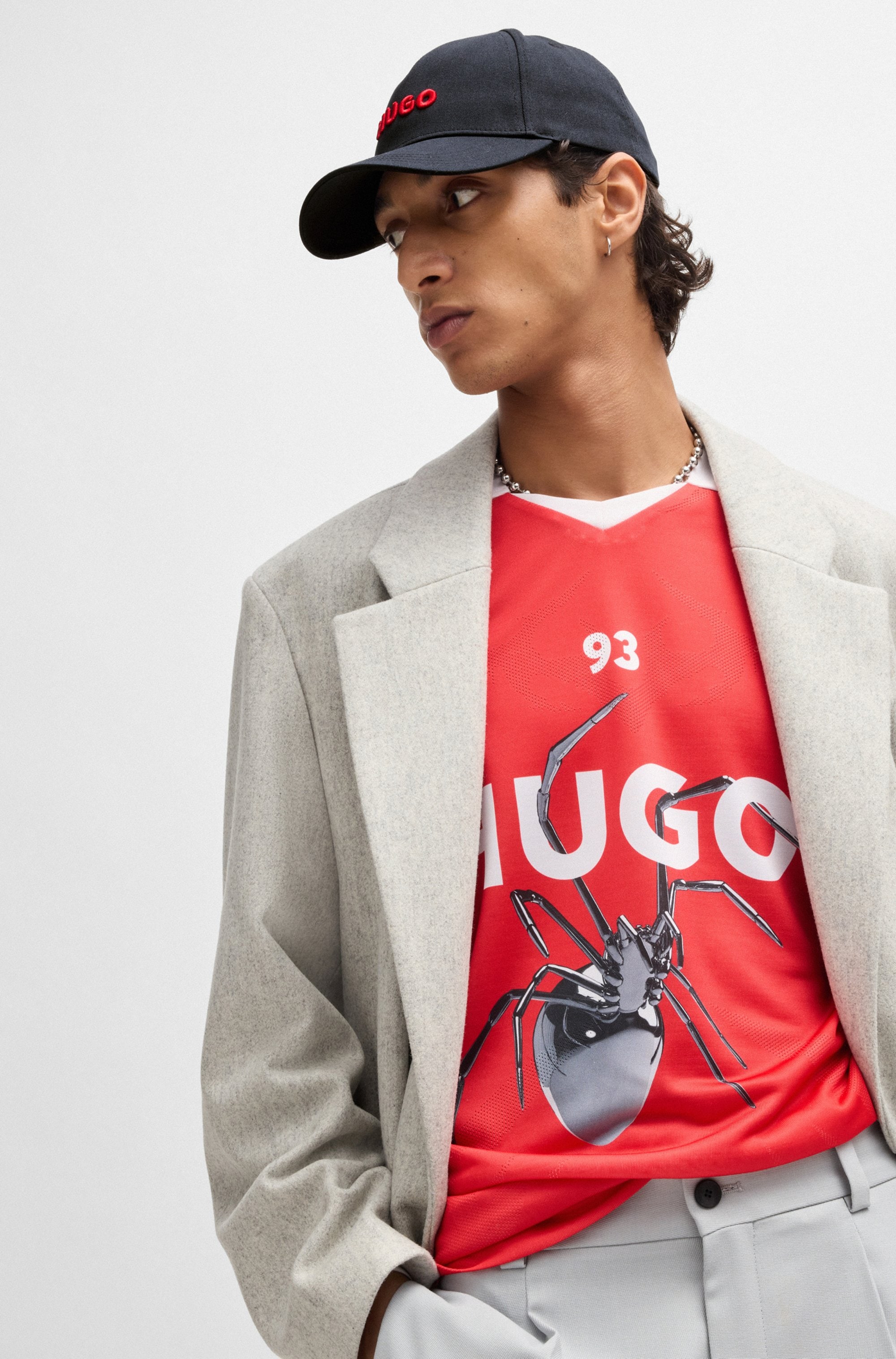 HUGO Baseball Cap, mit 3D Logostickerei, verstellbarer Verschluss, unisex