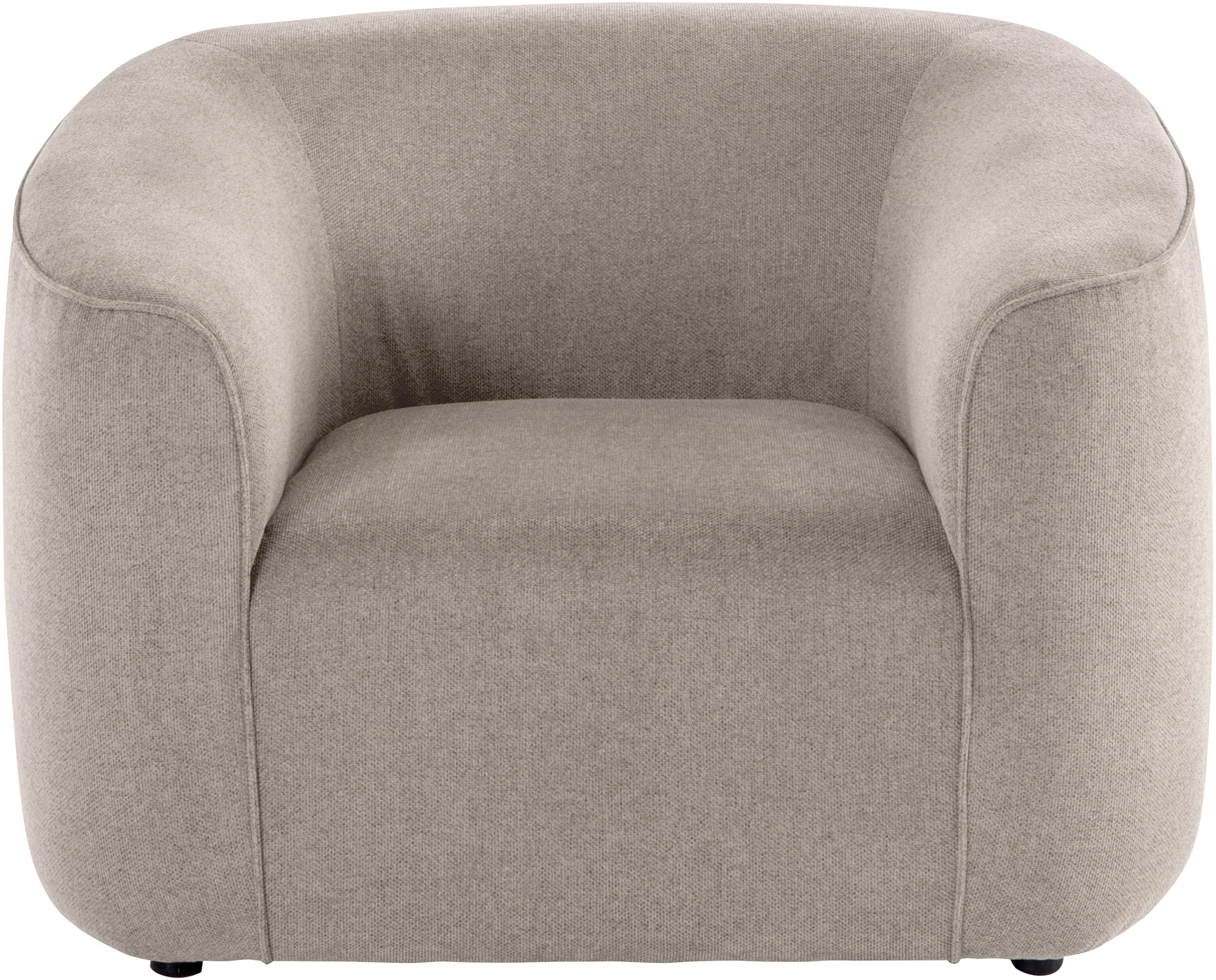 LeGer Home by Lena Gercke Sessel »LYZA Relaxsessel, Loungesessel, Maße B/T/H: 113/95/71 cm« organische Form, mit Wellenunterfederung, gemütlich und modern