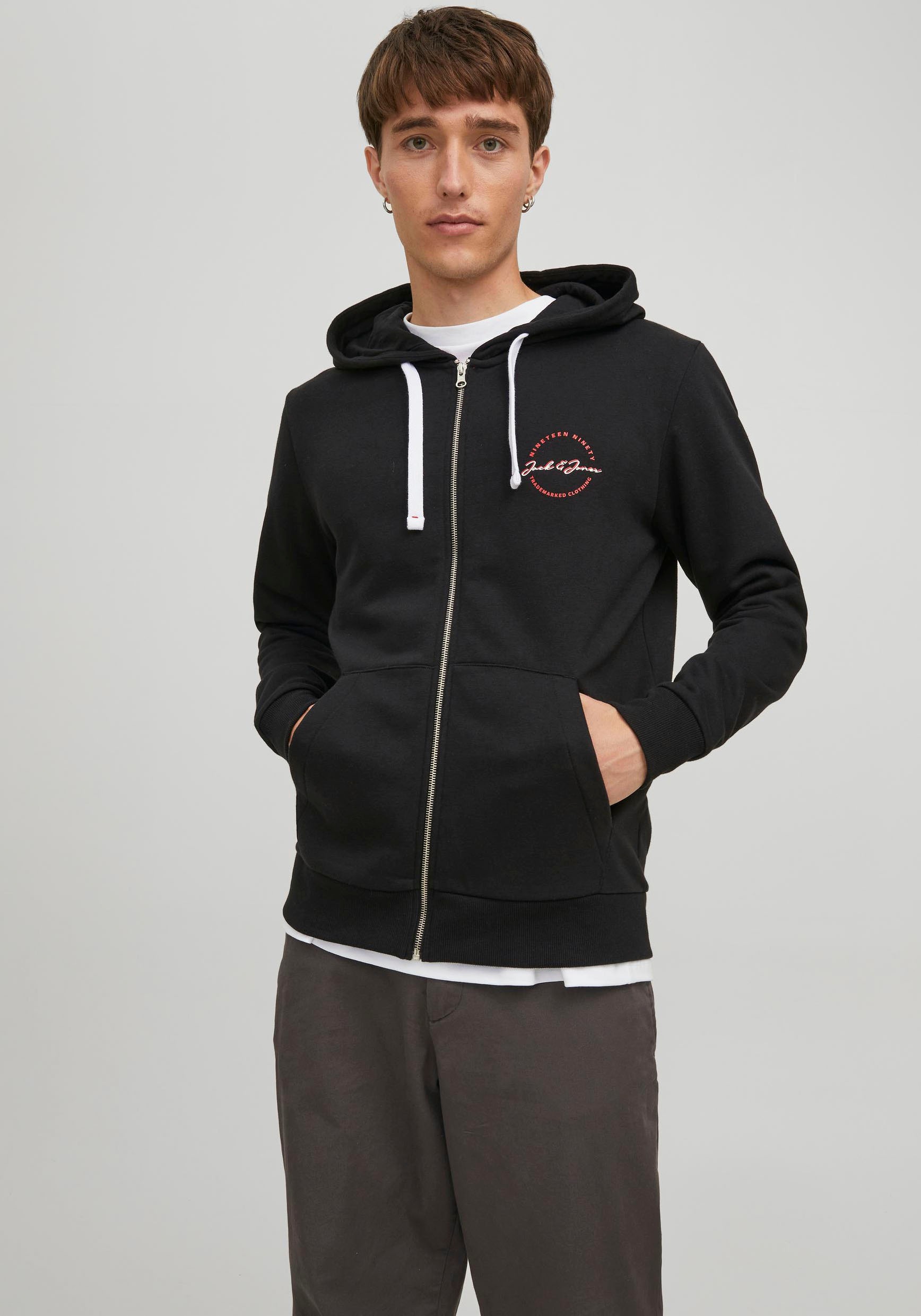 Jack & Jones Kapuzensweatjacke »STAMP ZIP HOOD SMALL« kaufen