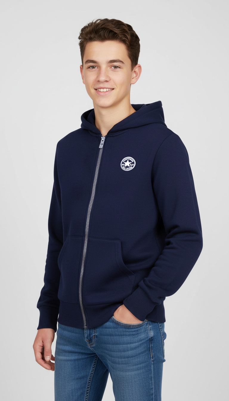 Converse Kapuzensweatjacke »CNVB FLEECE CTP CHEST CORE FZ« 1 Stk. für Kinder
