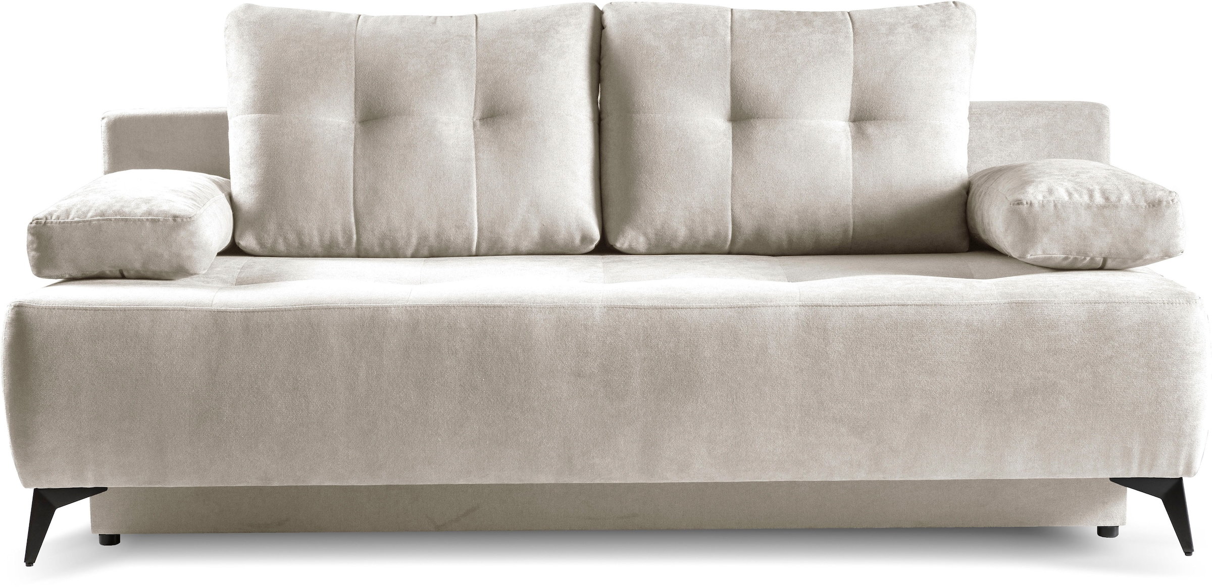 WERK2 Schlafsofa »Oakland Bettsofa Breite 206cm, Liegefläche 202/145cm,« 2-Sitzer Sofa & Schlafcouch mit Bettkasten