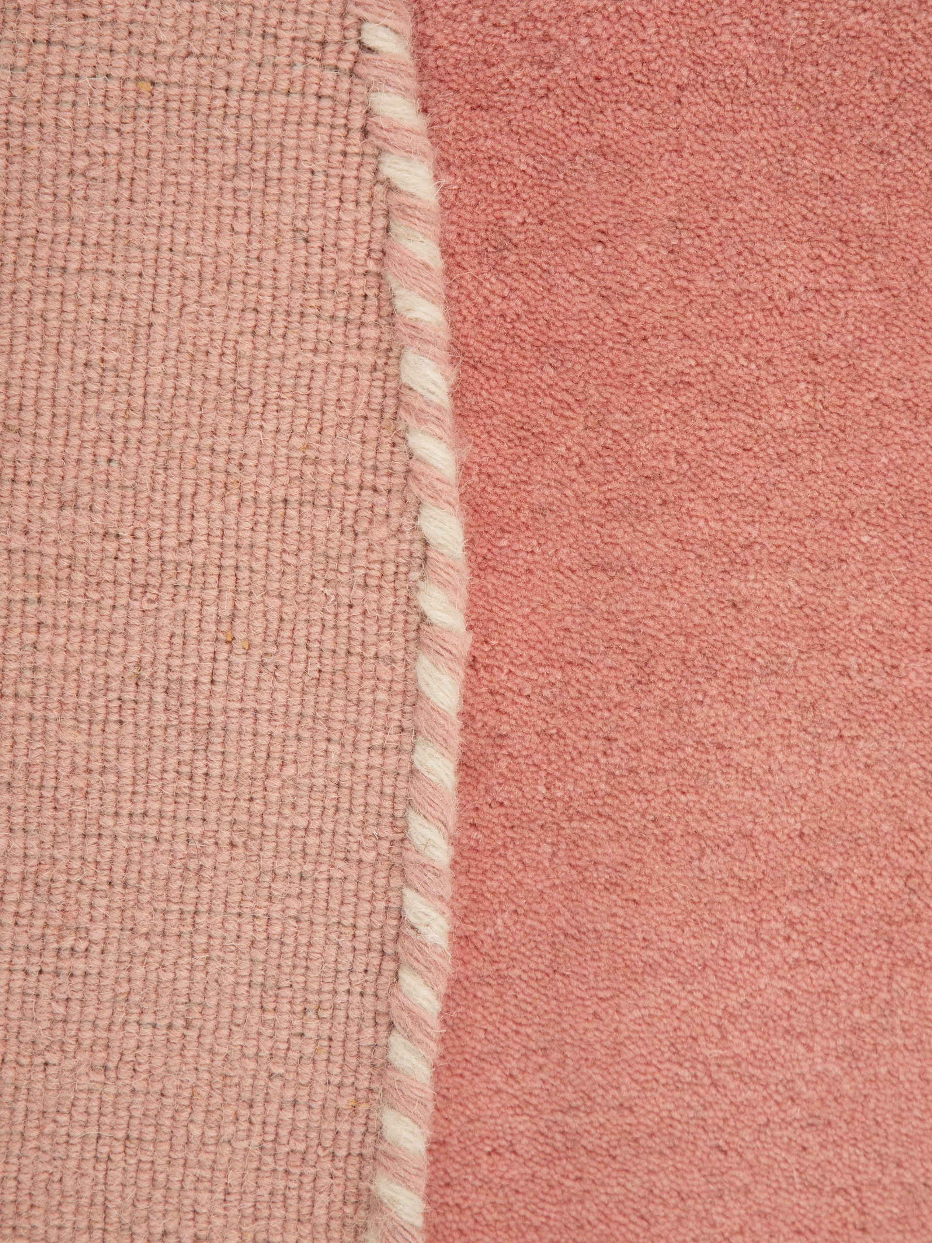 carpetfine Wollteppich »Gabbeh Lola Uni«, rund, 14 mm Höhe, mit natürlichem Pflanzenmaterial von Hand gewebt, auch als Läufer