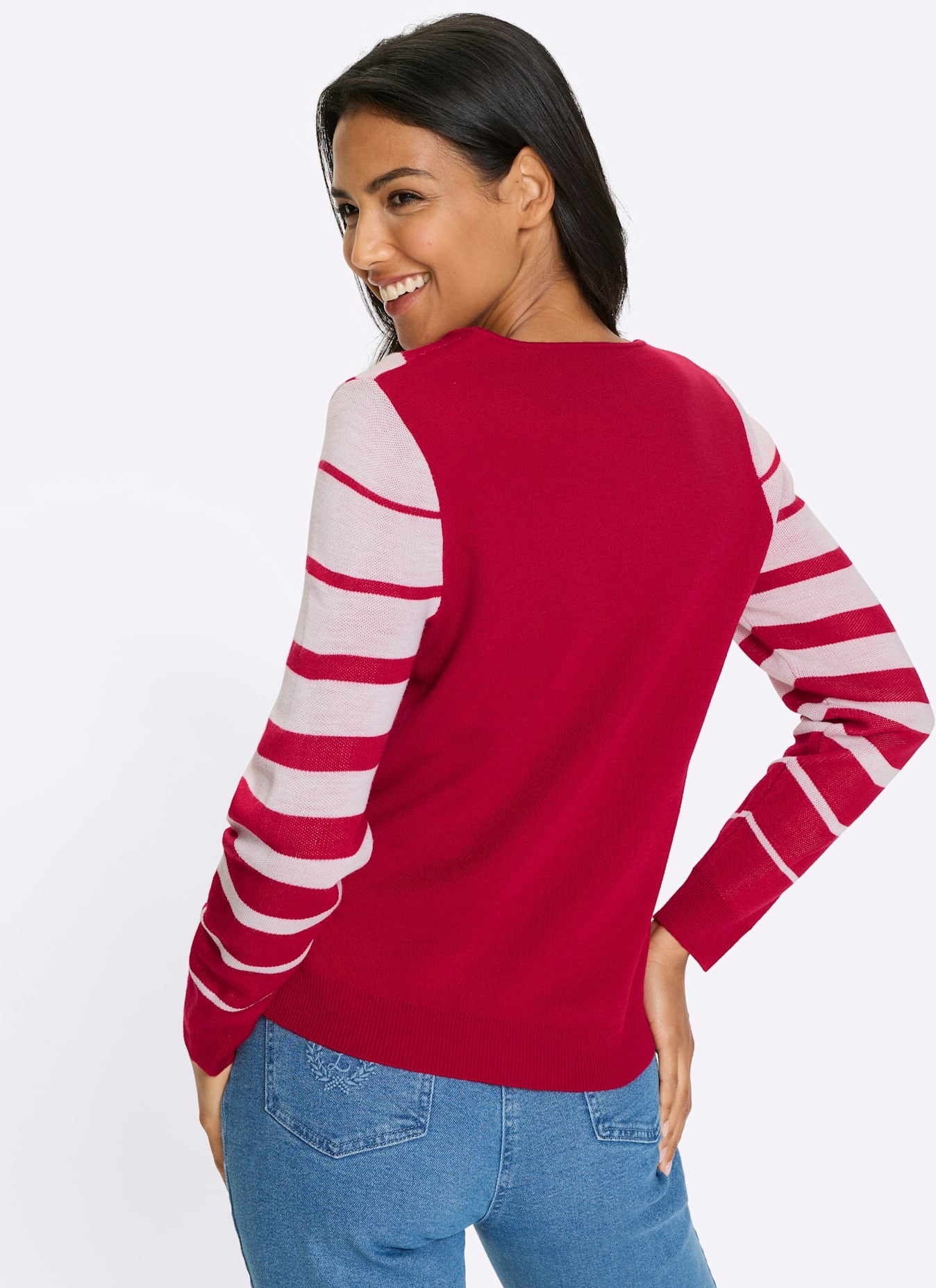 Classic Basics V-Ausschnitt-Pullover »Langarm-Pullover«