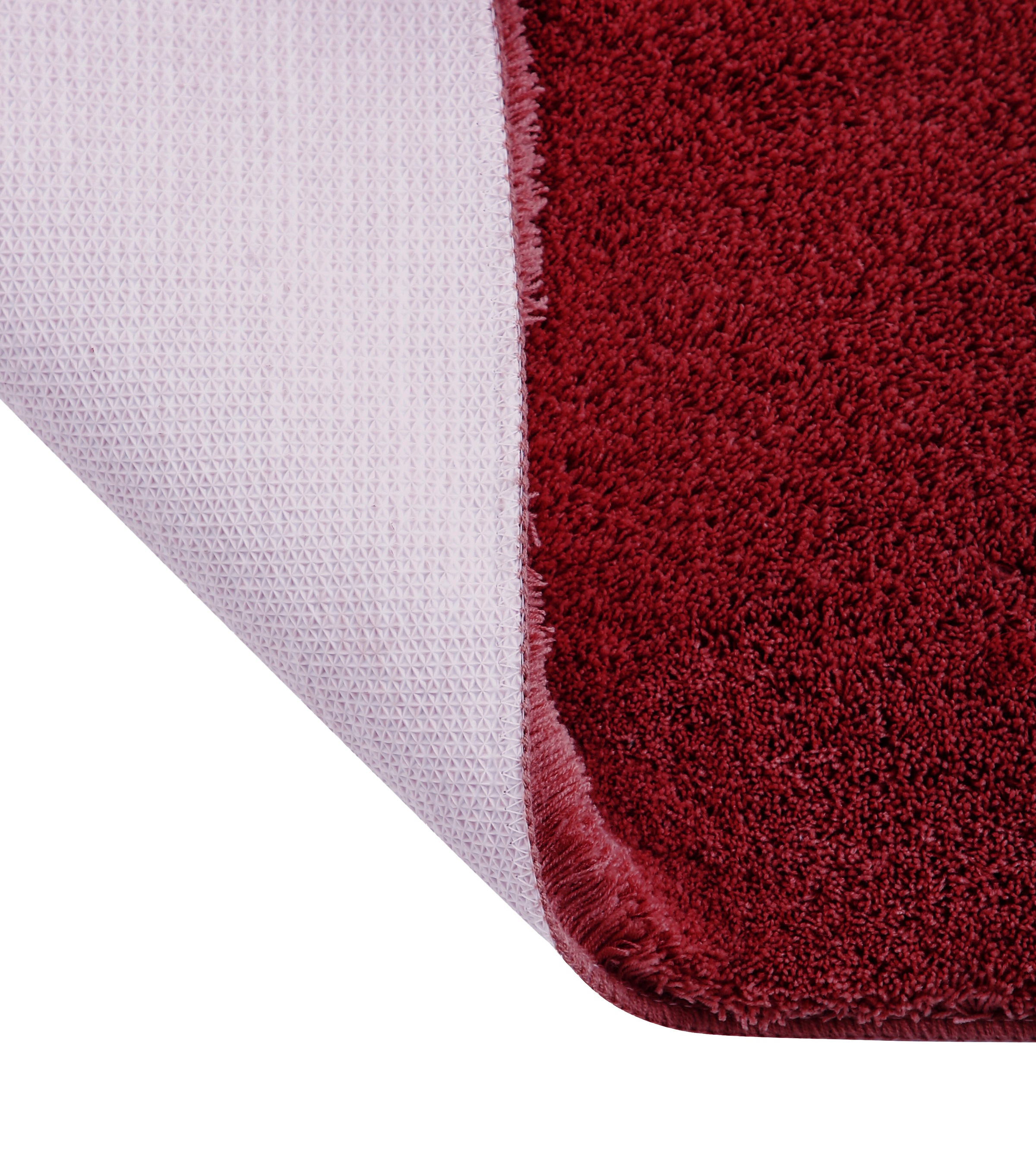 my home Badematte »Merida, Badvorleger, Badezimmer Teppich«, rutschhemmend beschichtet, fußbodenheizungsgeeignet-schnell trocknend-strapazierfähig, Badteppich, Uni Farben, rechteckig, rund & als 2-tlg. Set erhältlich