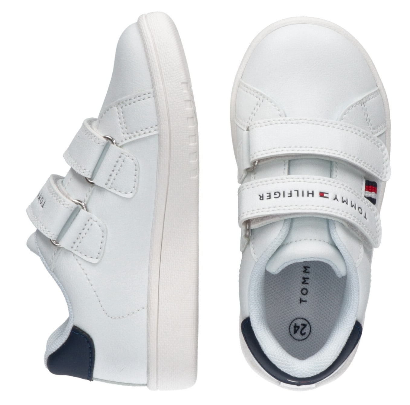 Tommy Hilfiger Sneaker »LOW CUT VELCRO SNEAKER«, mit dezentem Logoschriftzug, Freizeitschuh, Halbschuh, Schnürschuh