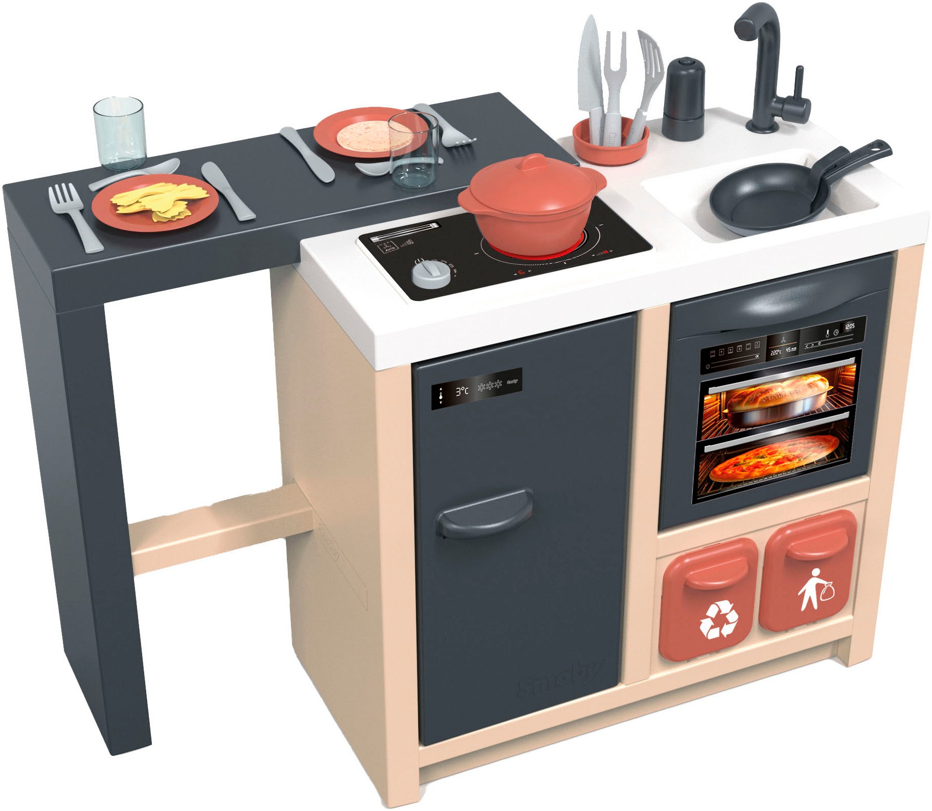 Smoby Spielküche »Kücheninsel« Made in Europe in braun