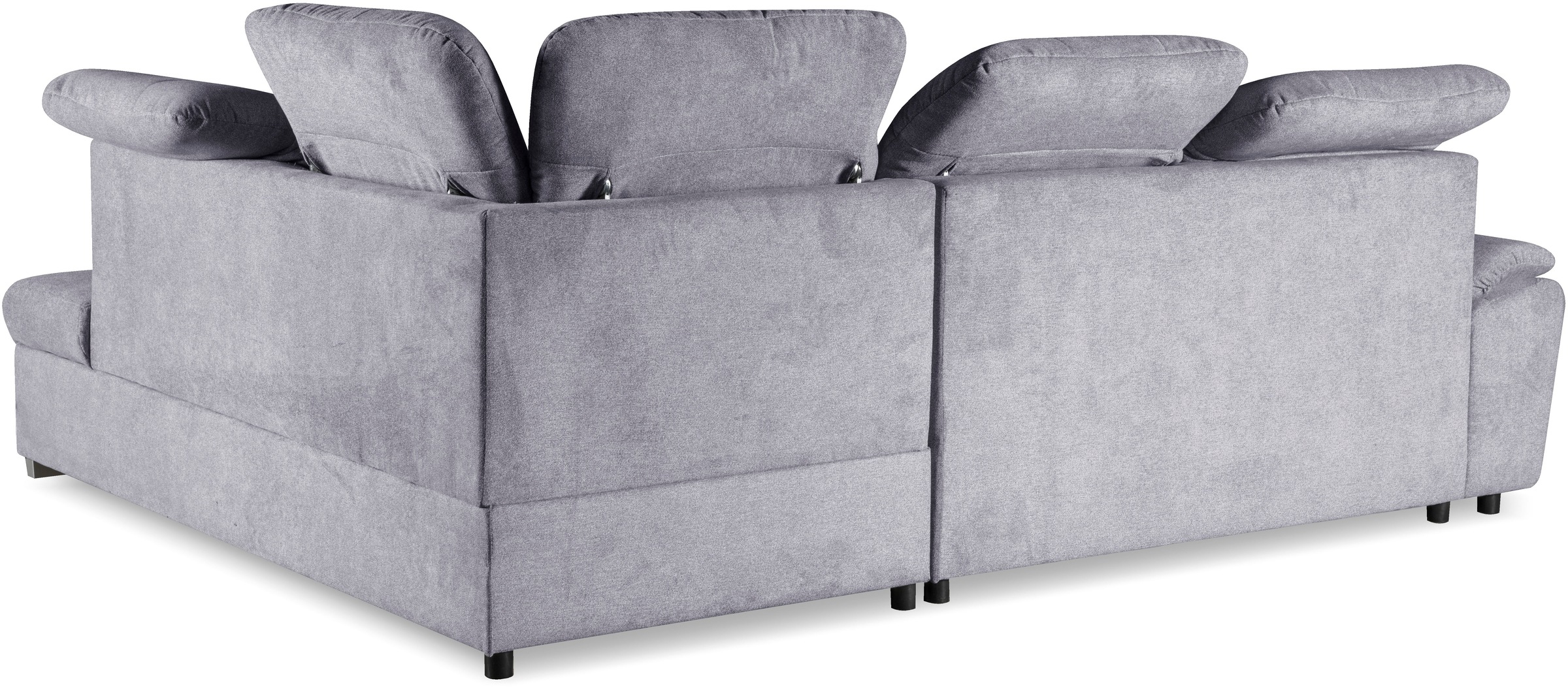WERK2 Ecksofa »Brindisi, Multifunktion, bequem & komfortabel, Breite 263cm, L-Form«, mit verstellbaren Kopfteilen, Bettfunktion & Bettkasten