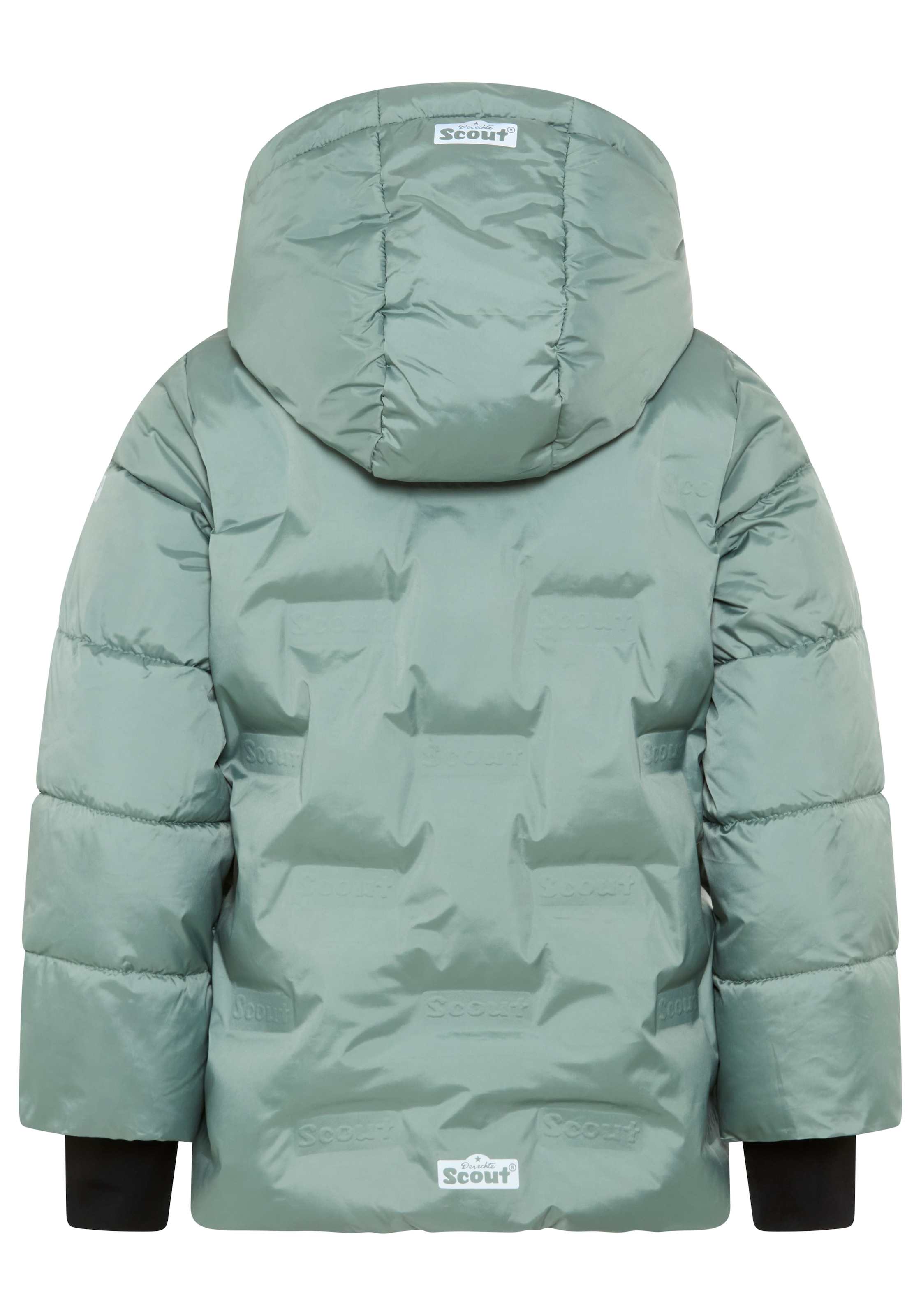 Scout Outdoorjacke »Winterjacke mit SCOUT-Logo Prägung - NEU von SCOUT« mit Kapuze Warme Jacke mit SCOUT-Prägung und Fleecefütterung