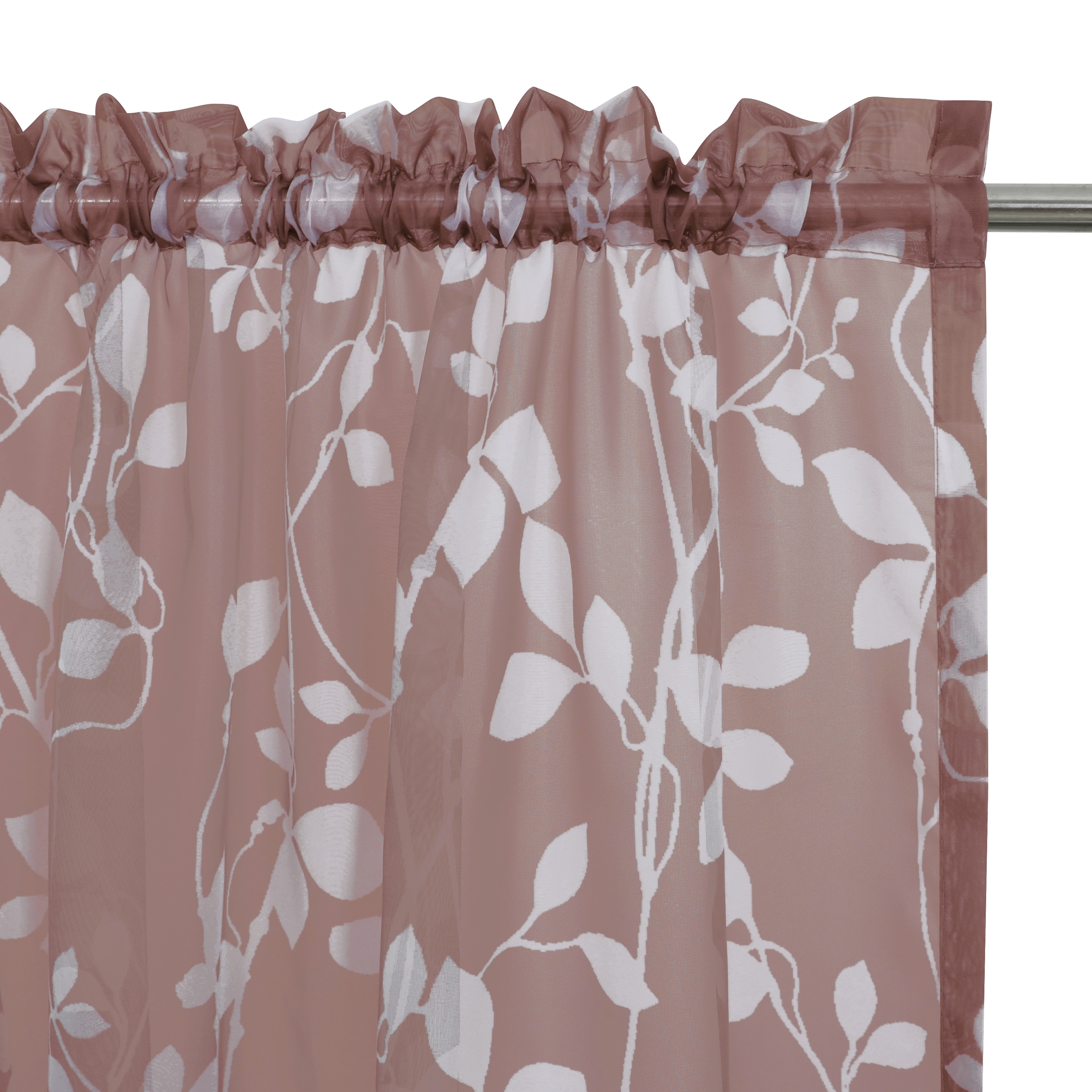 OTTO home Gardine »Issoire« Stangendurchzug 1 Stk. tlg. Wohnzimmer, Schlafzimmer, Esszimmer, gemustert, modern