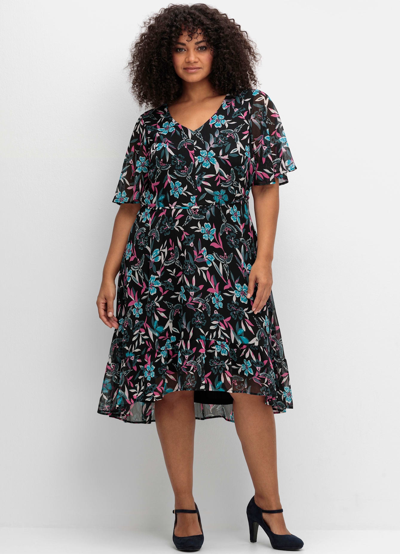 sheego by Joe Browns Chiffonkleid »Chiffonkleid«