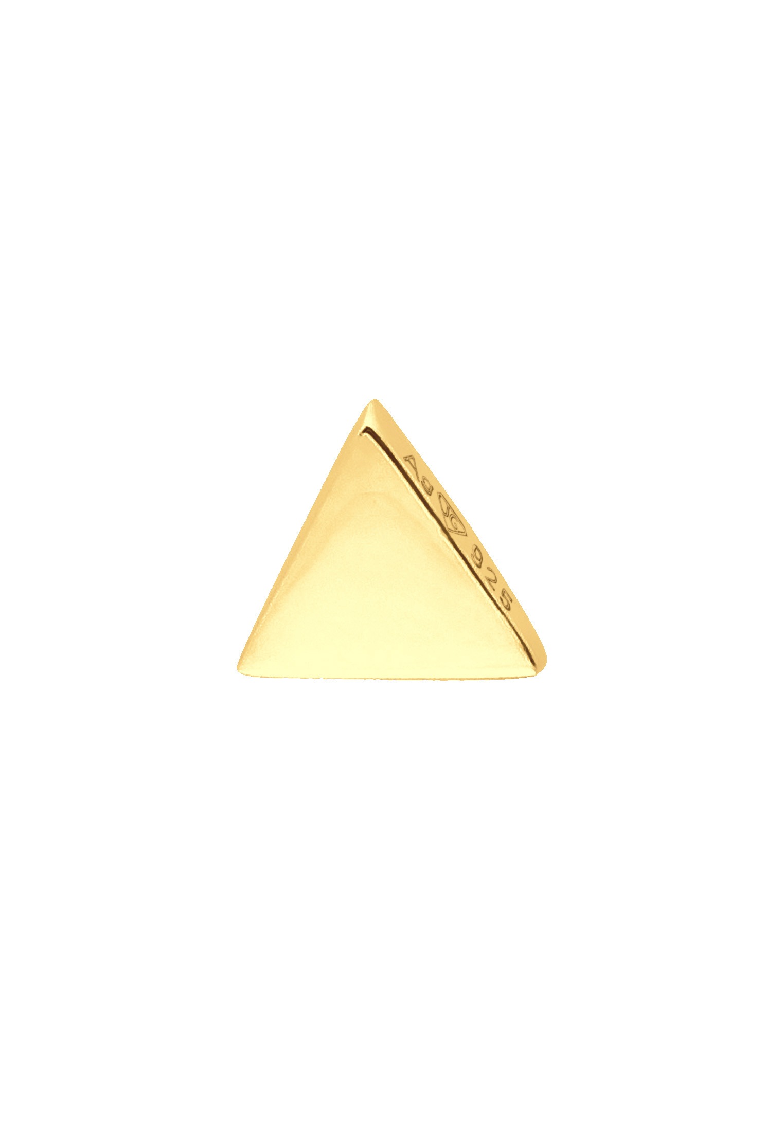 Elli Piercing-Set »Ohrringe Single Ohrstecker Dreieck Geo 925 Silber«