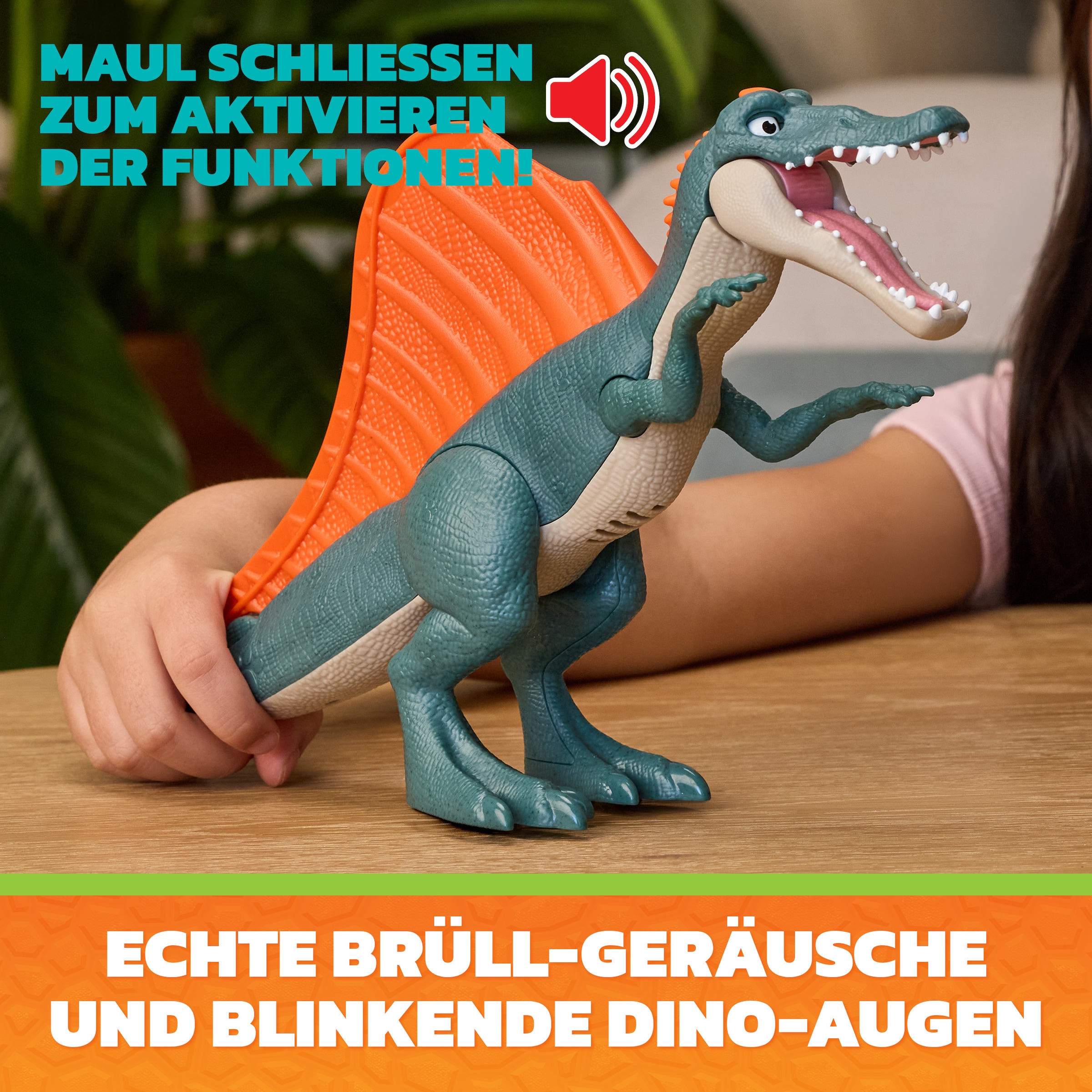Spin Master Spielwelt »PAW Patrol: Der Dino Film, Rise & Roll Dino, Rex-Figur mit Spinosaurus«