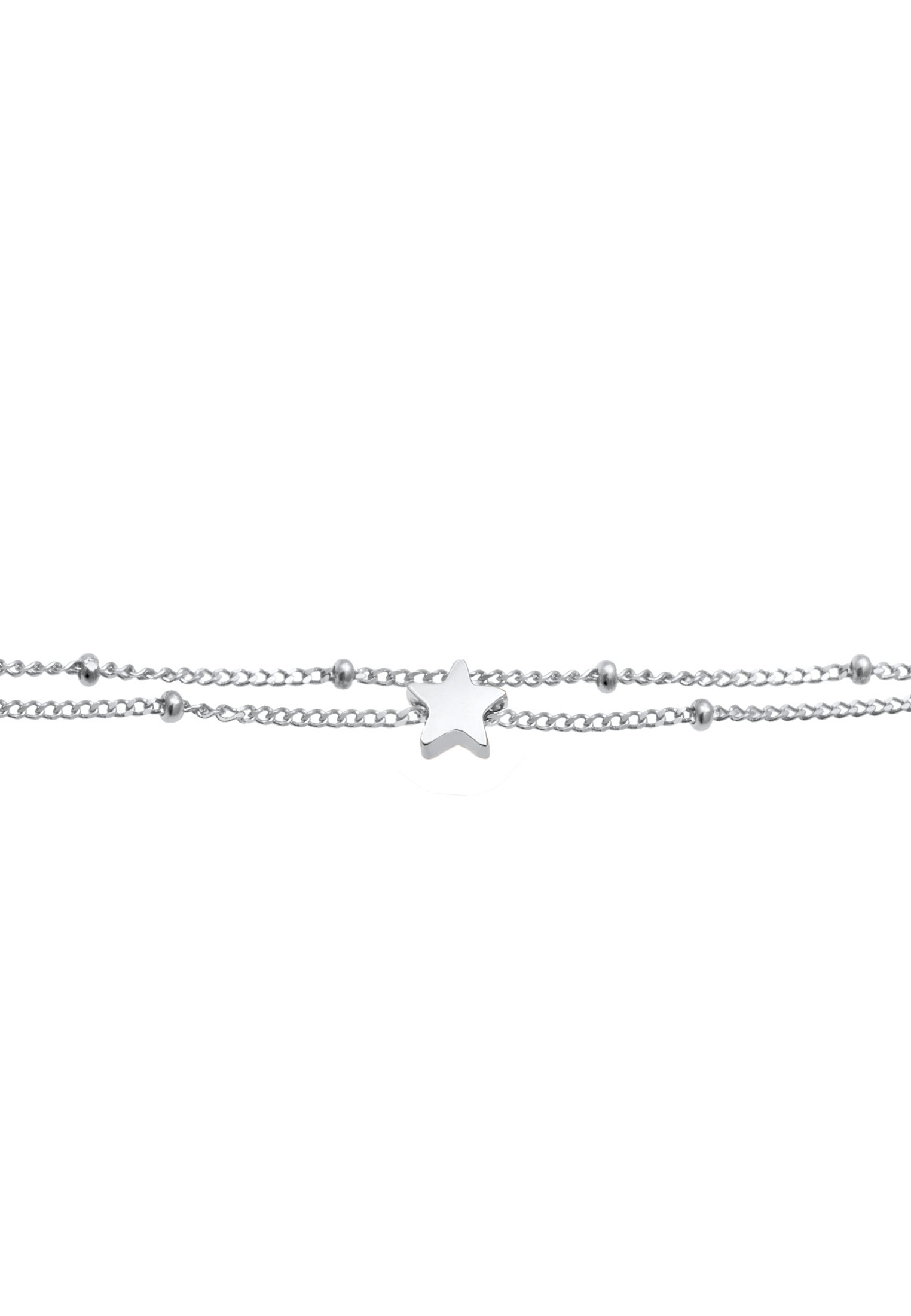 Elli Choker »Halskette Layer Choker Sterne Astro Kugelkette 925 Silber«