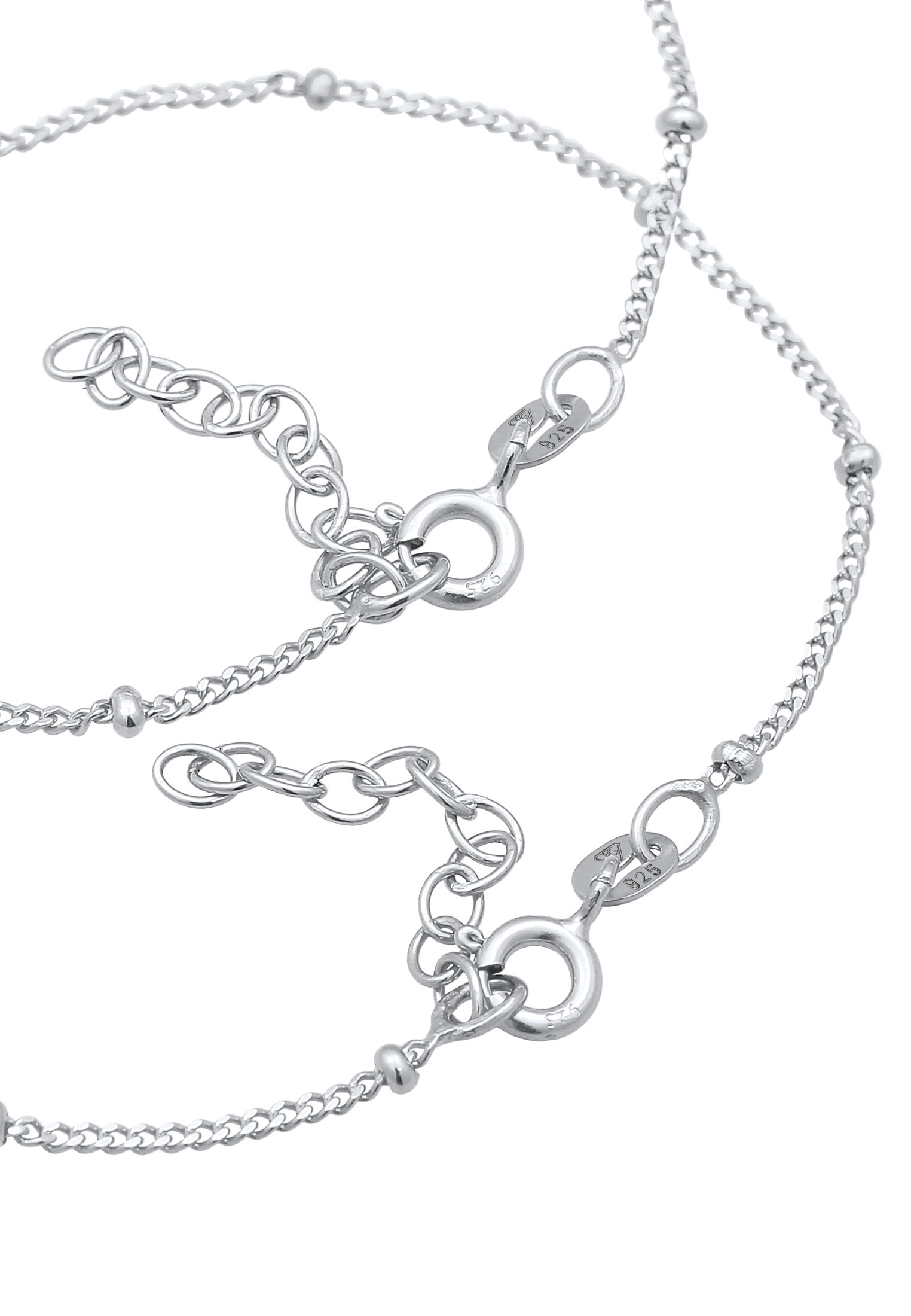 Elli Armketten Set »Armband Herz Liebe Cut Out Mutter Kind Set 925 Silber«