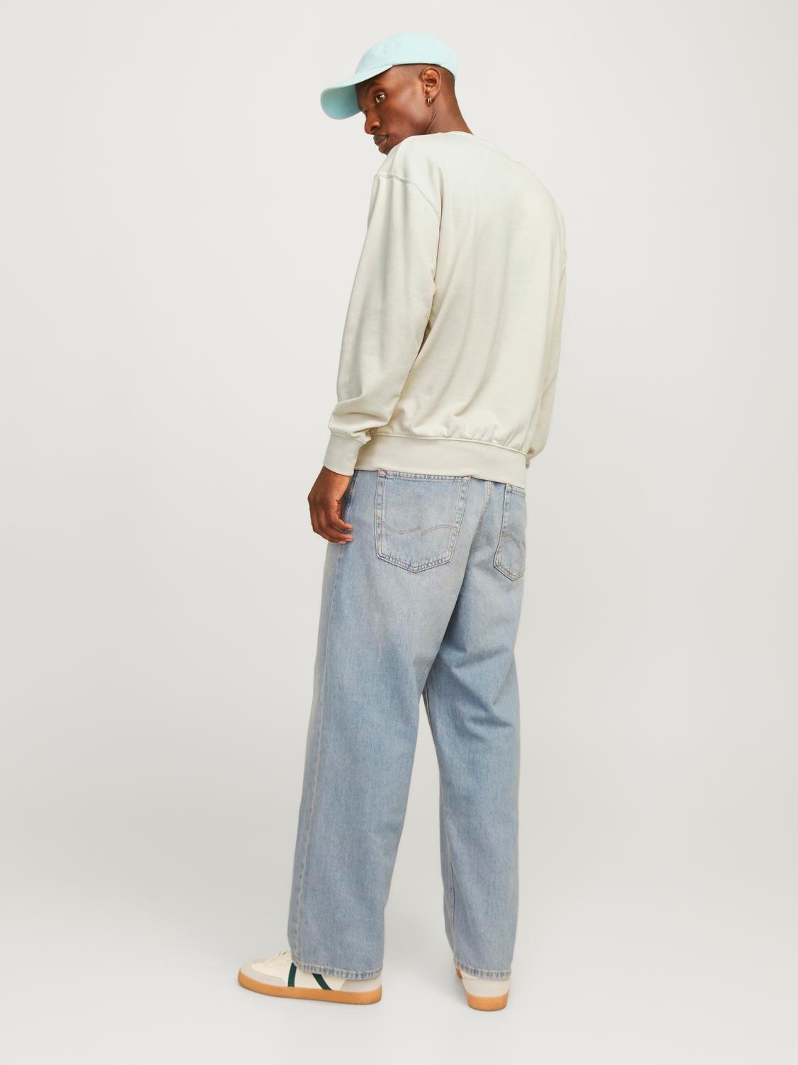 Jack & Jones Sweatshirt »JJECHARGE SWEAT CREW NECK NOOS«, mit Rippbündchen