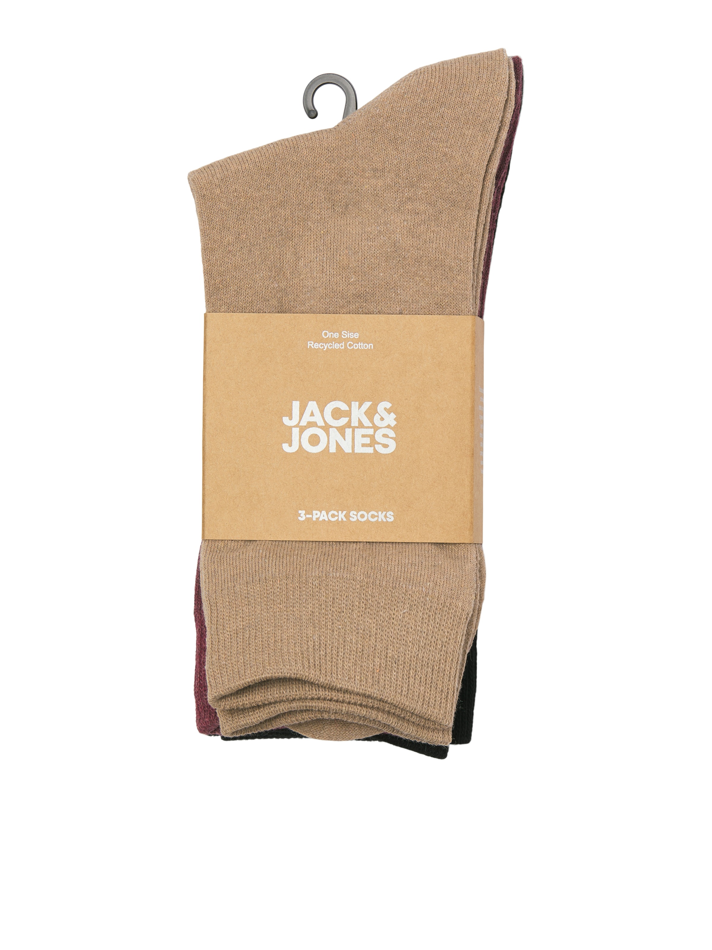 Jack & Jones Freizeitsocken »JACORDINARY SOCKS 3 PACK NOOS«, (Packung, 3 Paar)