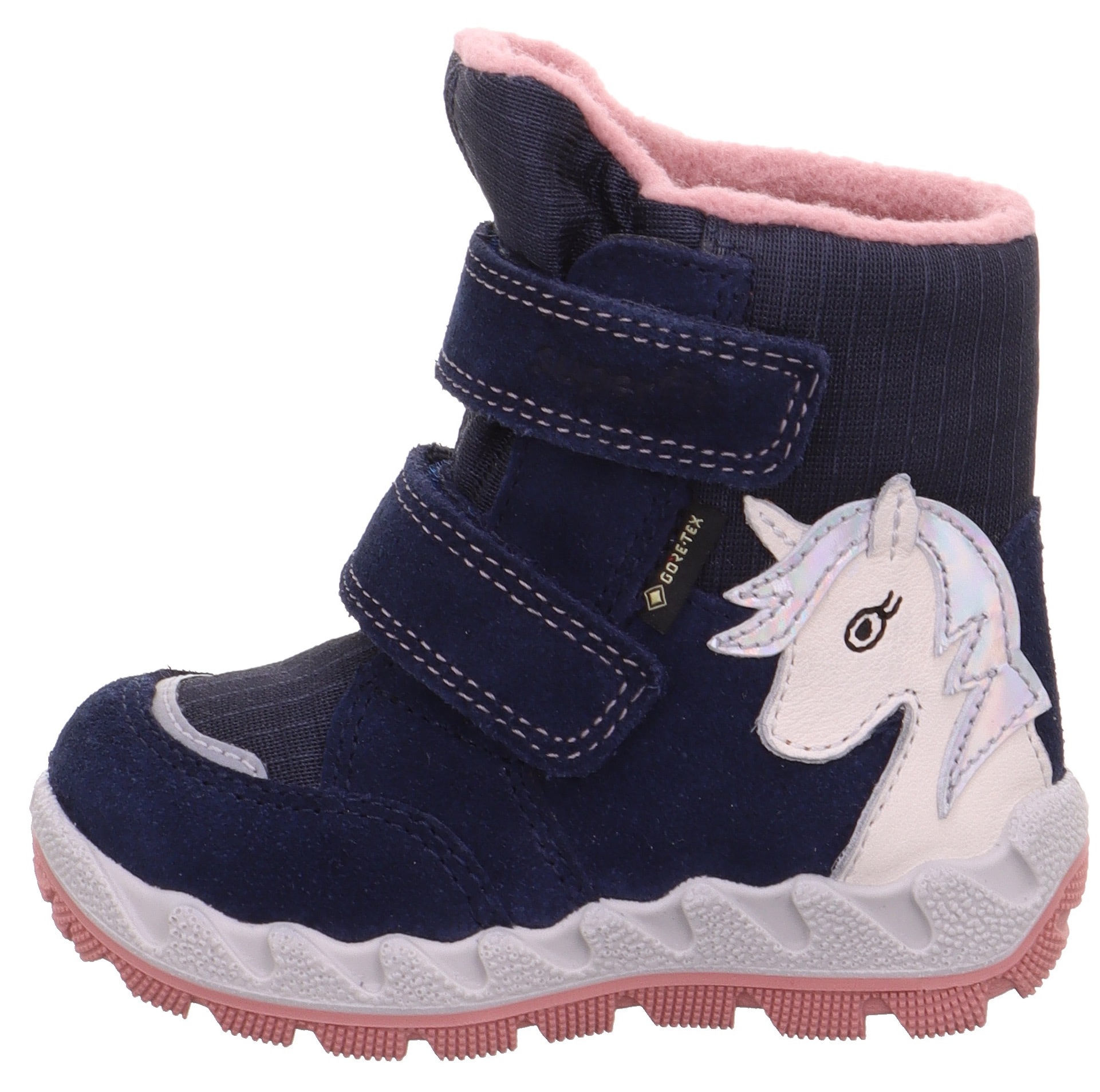 Superfit Winterboots »ICEBIRD WMS: Weit«, Snowboots, Winterstiefel, Klettstiefel mit Einhorn Motiv