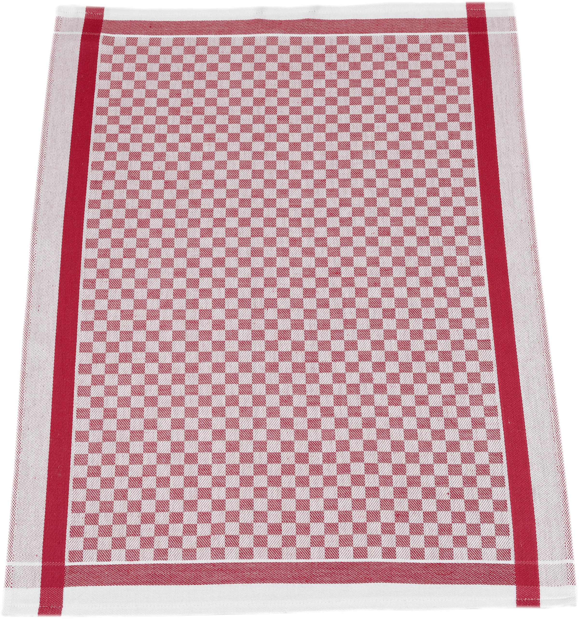ROSS Geschirrtuch »Exclusiv«, (Set, 3 tlg.), Karofond, 50x70 cm
