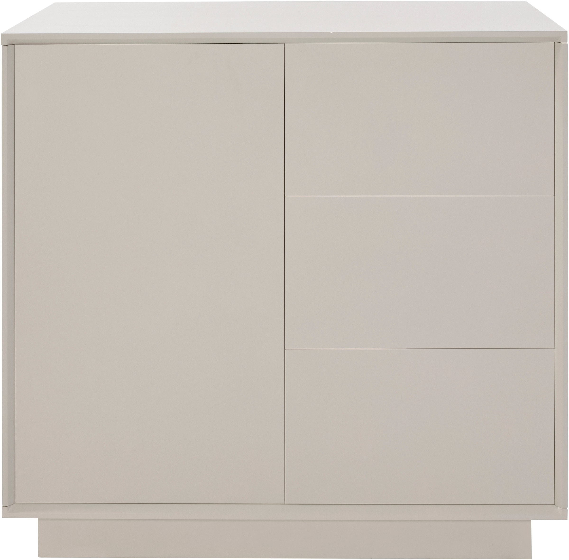 homsy by Ana Johnson Sideboard »Storvia« seidenmatte Lackierung, geräuschlose Soft-Close-Schubladen, B 85 cm