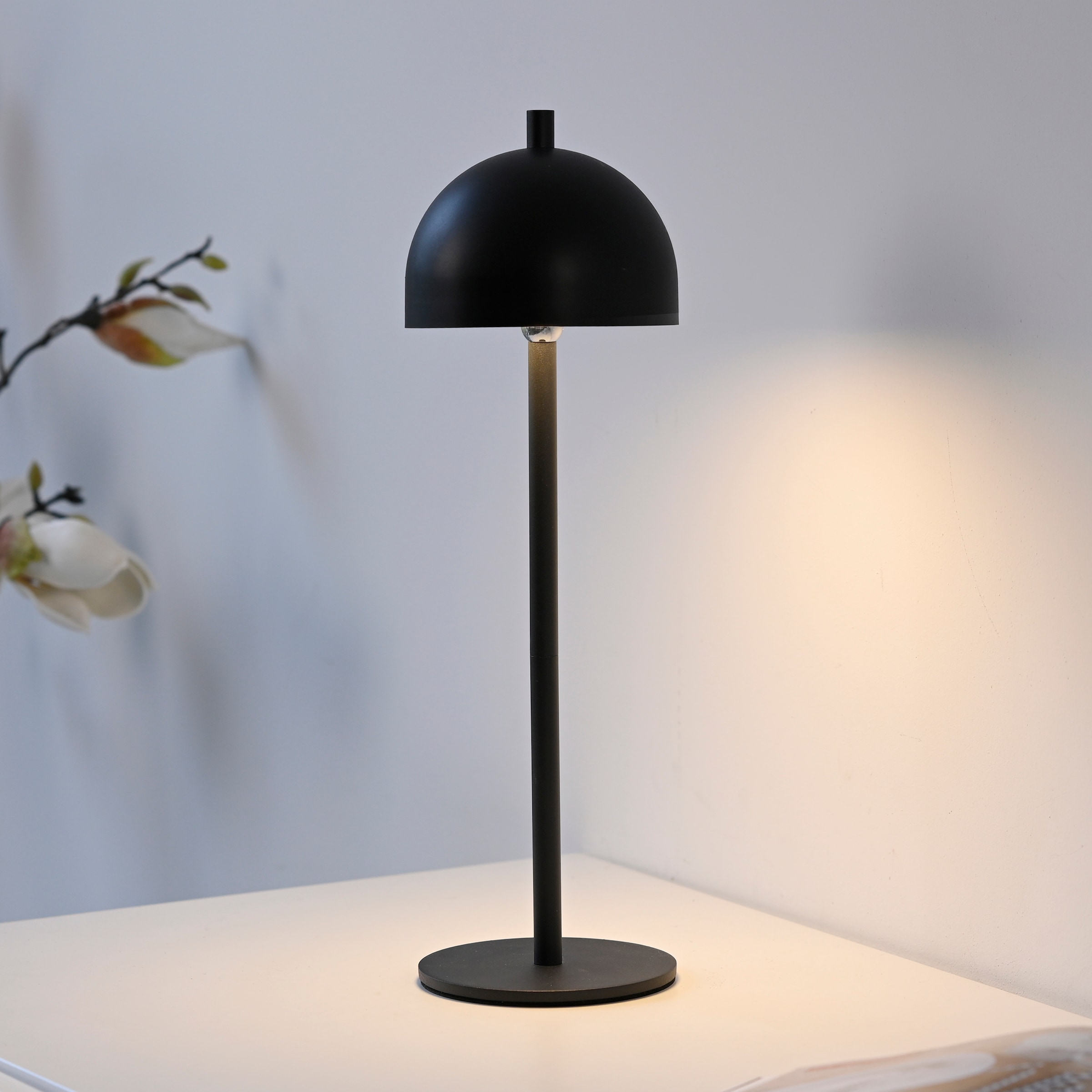 SCHÖNER WOHNEN-Kollektion LED Tischleuchte »BELLIS« LED-Board 1 Stk. Warmweiß SCHÖNER WOHNEN Kollektion, Touchdimmer, Memoryfunktion, IP54, Akku