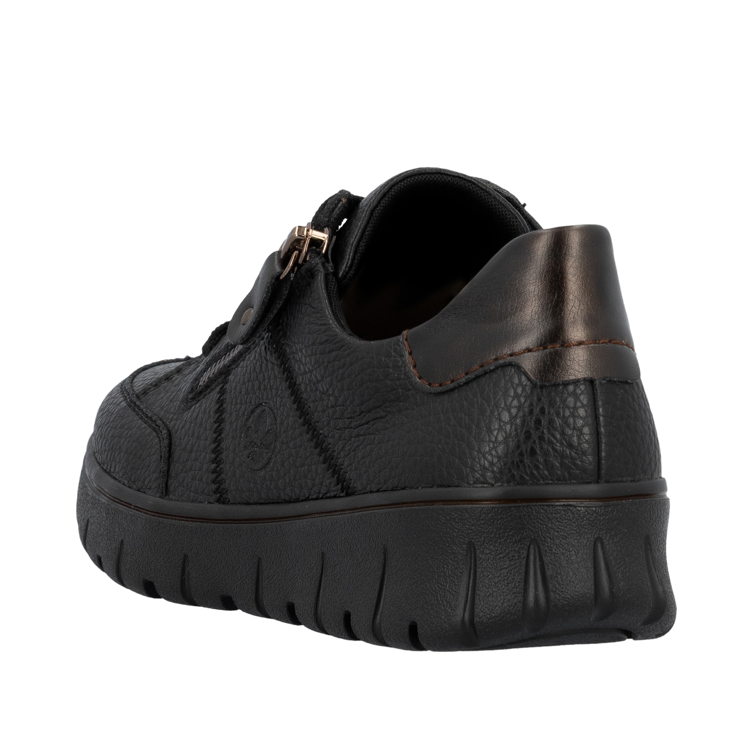 Rieker Plateausneaker, Freizeitschuh, Schnürschuh, Halbschuh in Bequemweite G (= weit)