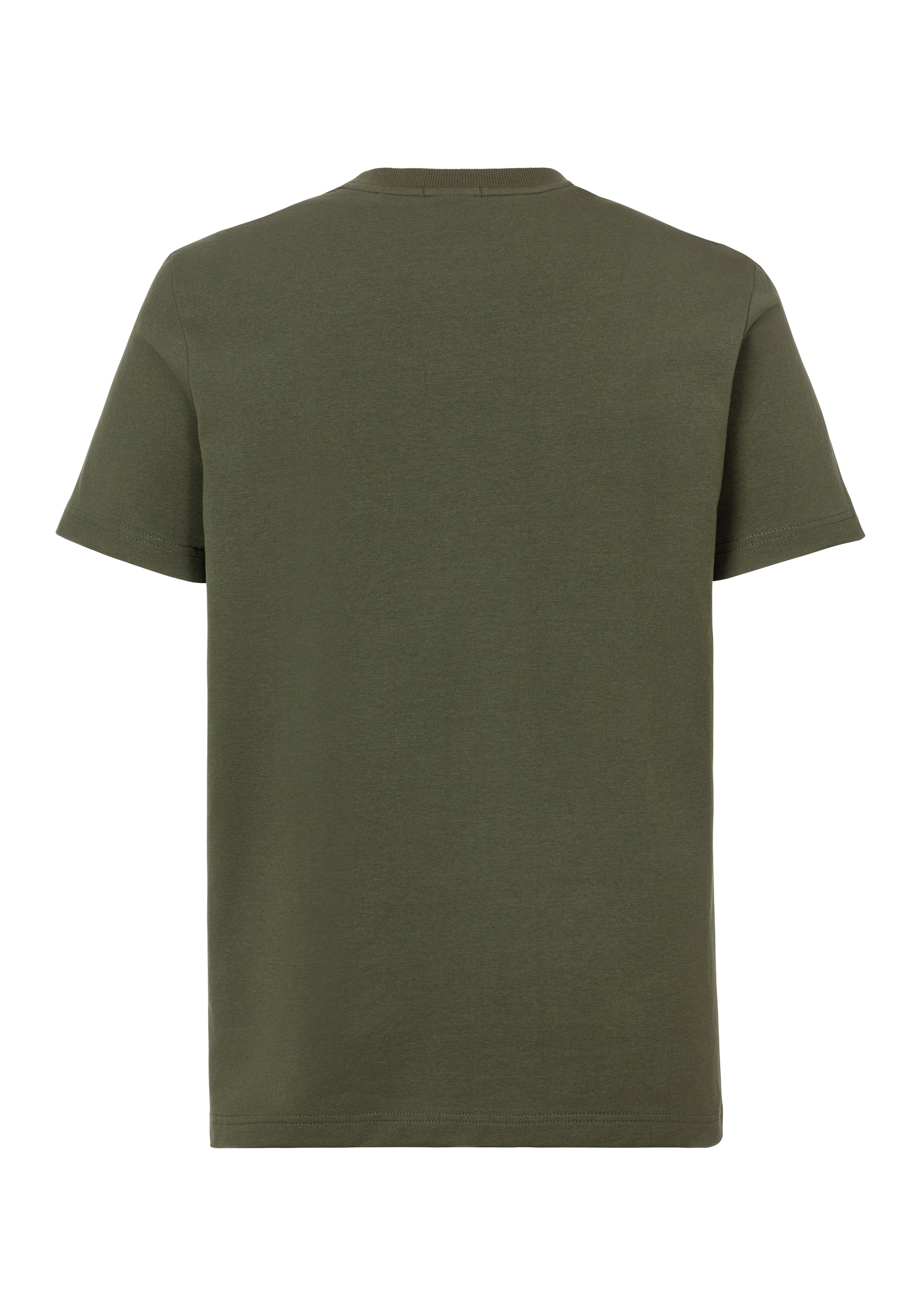 BOSS GREEN Rundhalsshirt »Tee«, mit gummiertem Kontrast-Logo