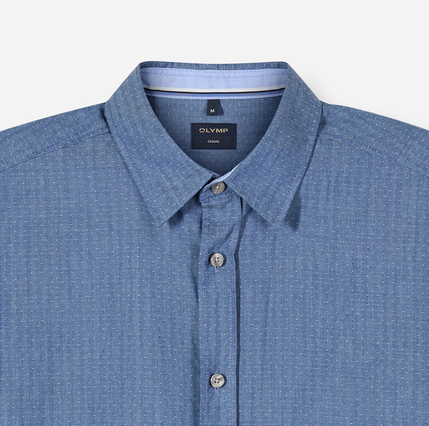 OLYMP Langarmhemd Freizeithemd, regular fit, Kentkragen