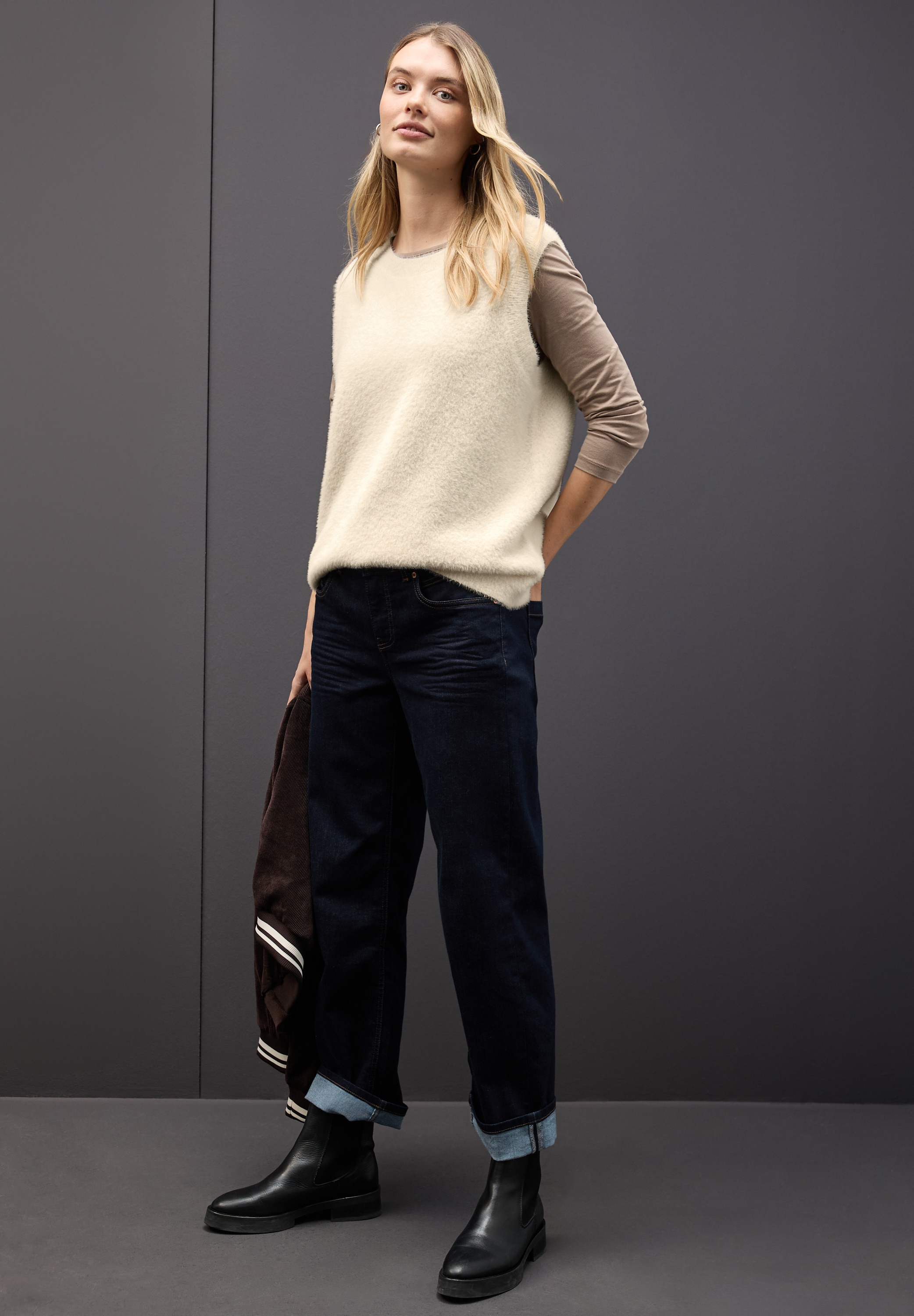 STREET ONE Pullunder aus kuschelig weicher Qualität, Regular Fit