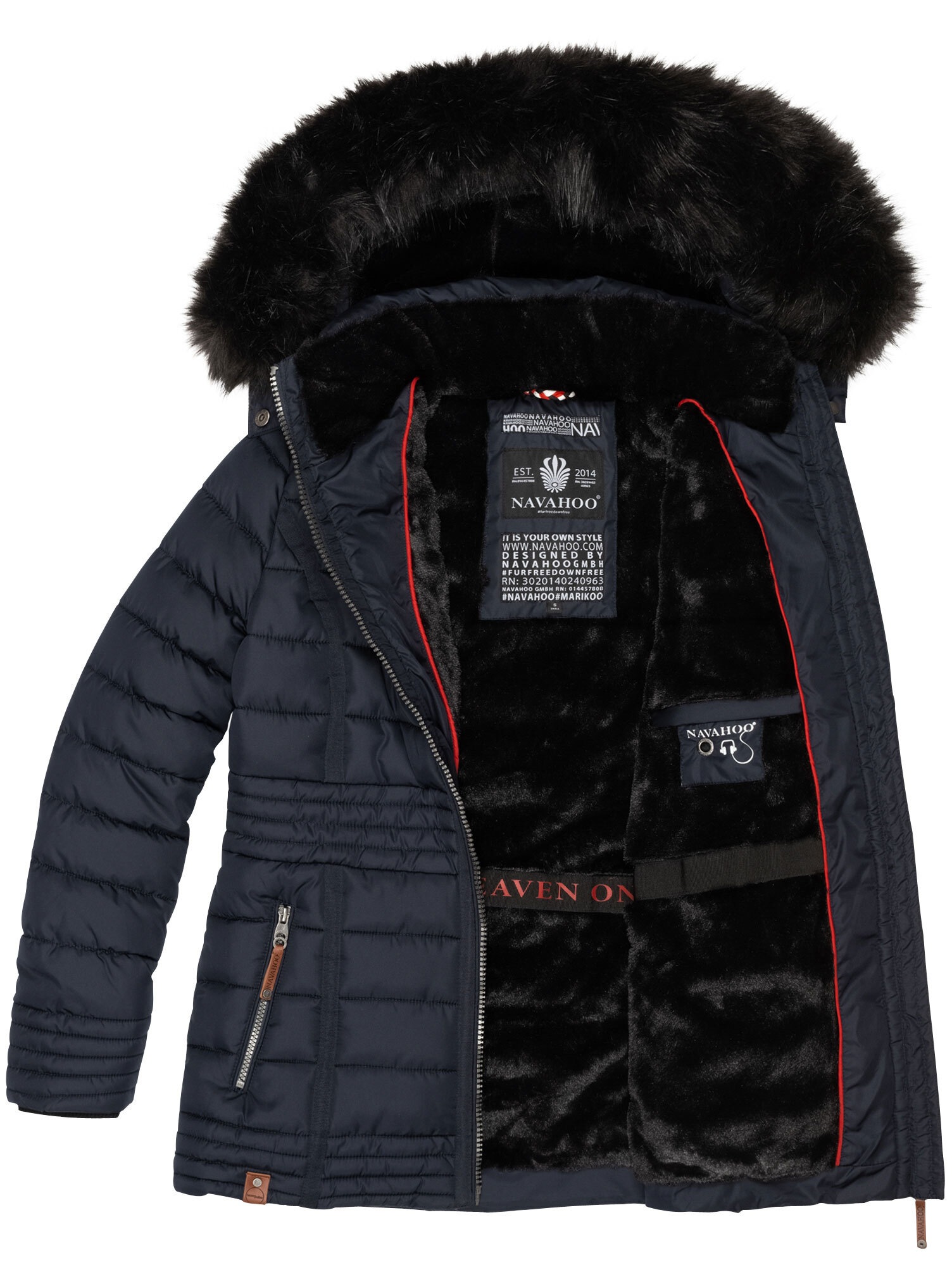 Navahoo Winterjacke »Navahoo Umay Princess Damen Winter Steppjacke B900«