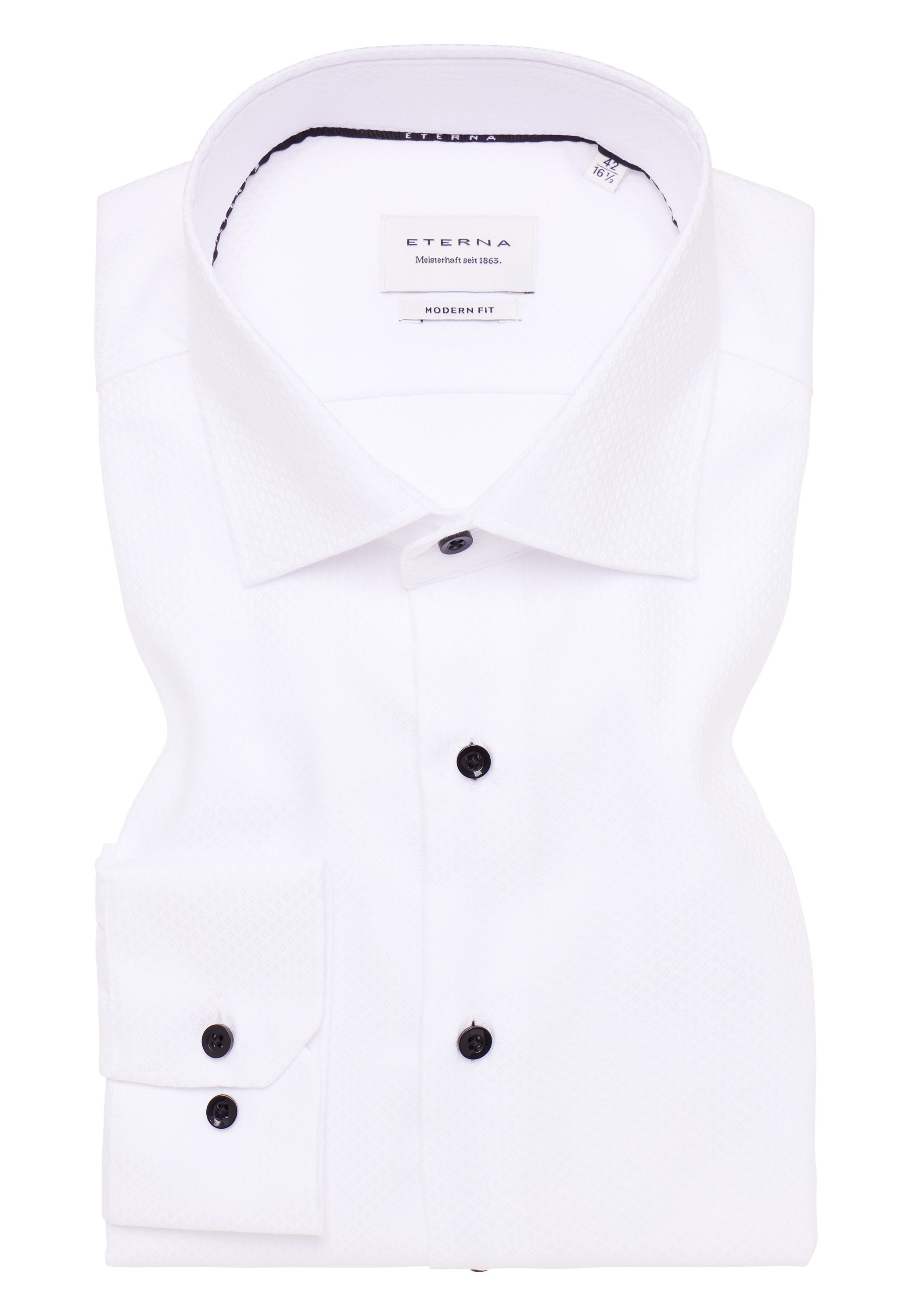 Eterna Langarmhemd »MODERN FIT« NON IRON (bügelfrei)