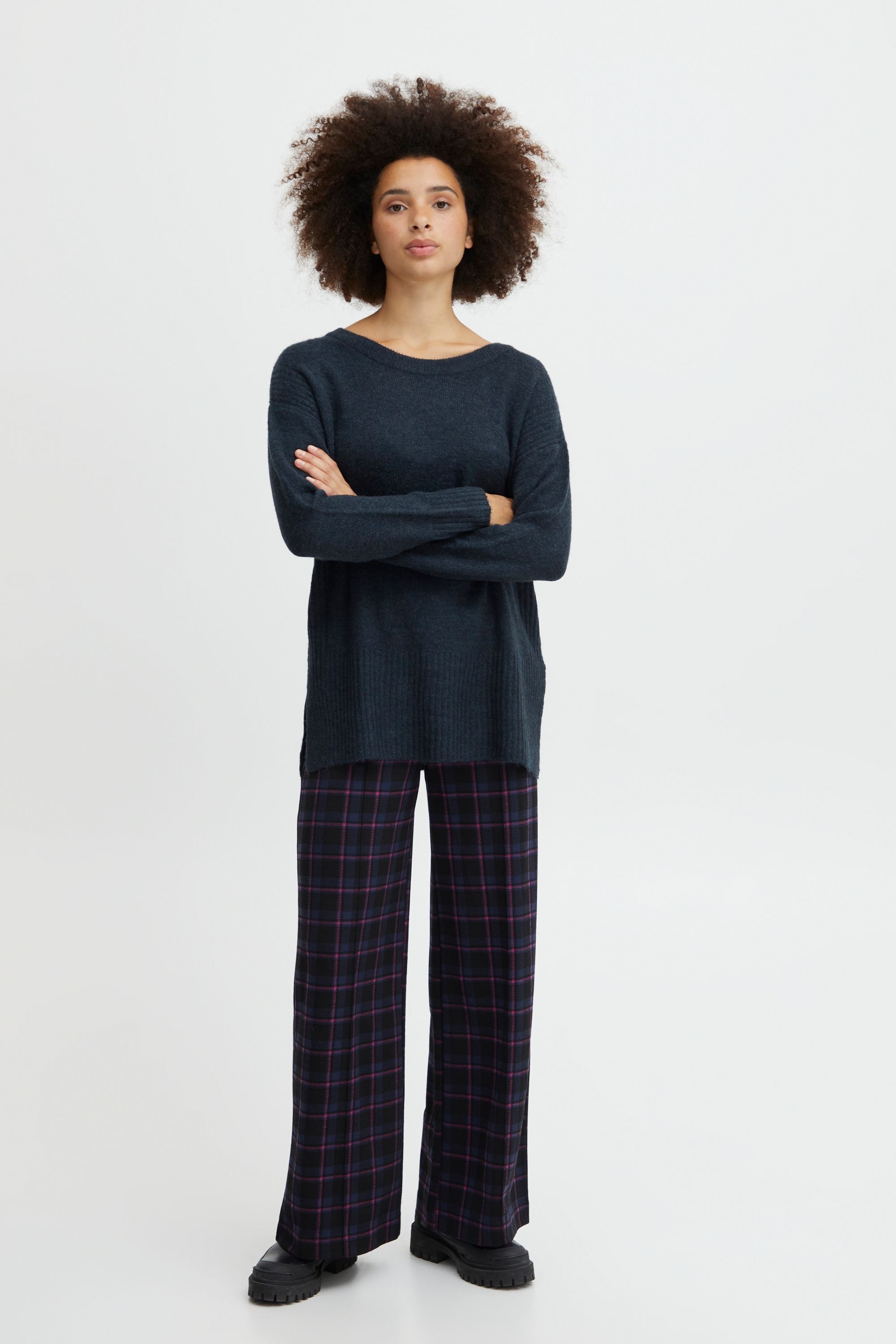 Ichi Strickfleece-Pullover »Strickpullover IHKamara«