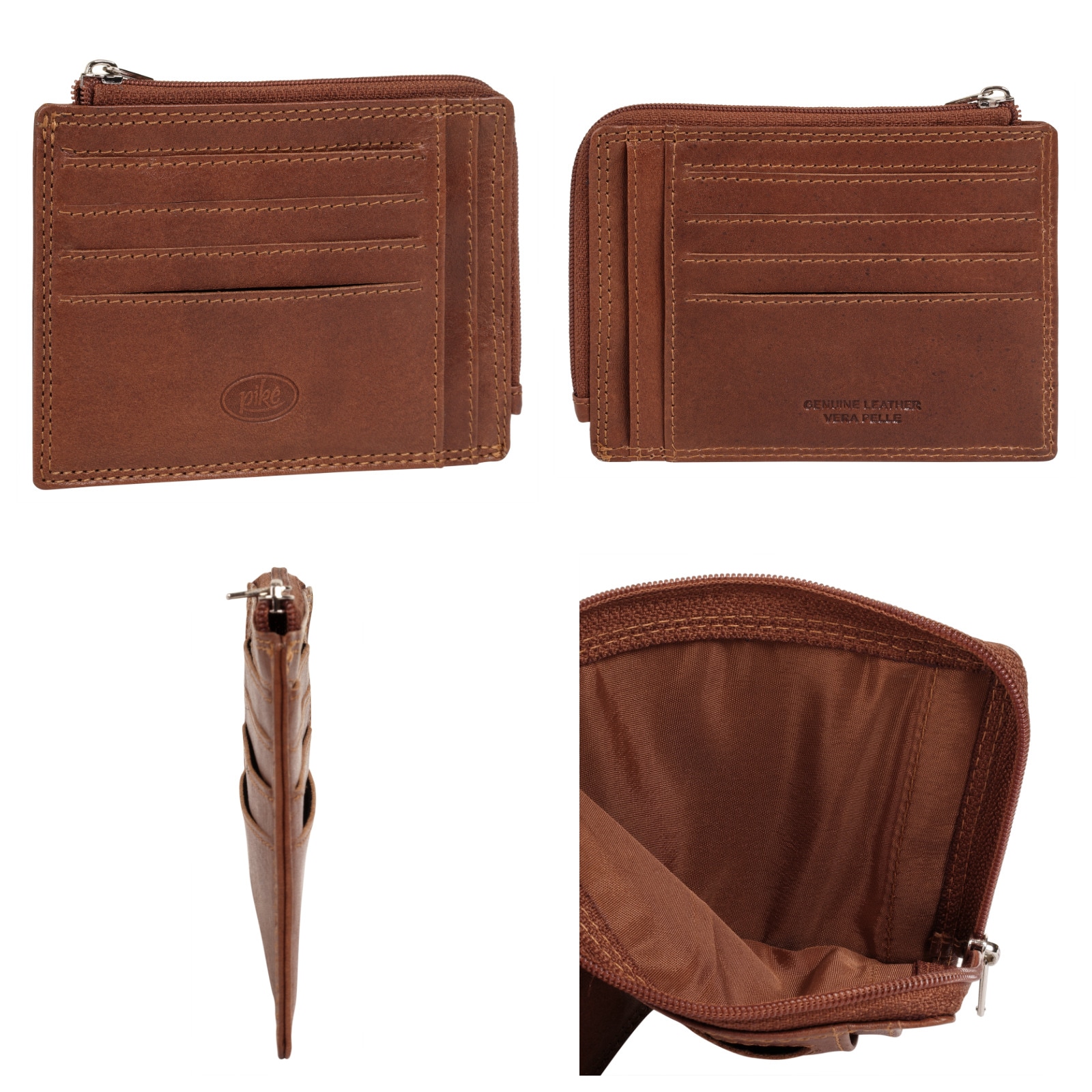 Piké Brieftasche, echt Leder
