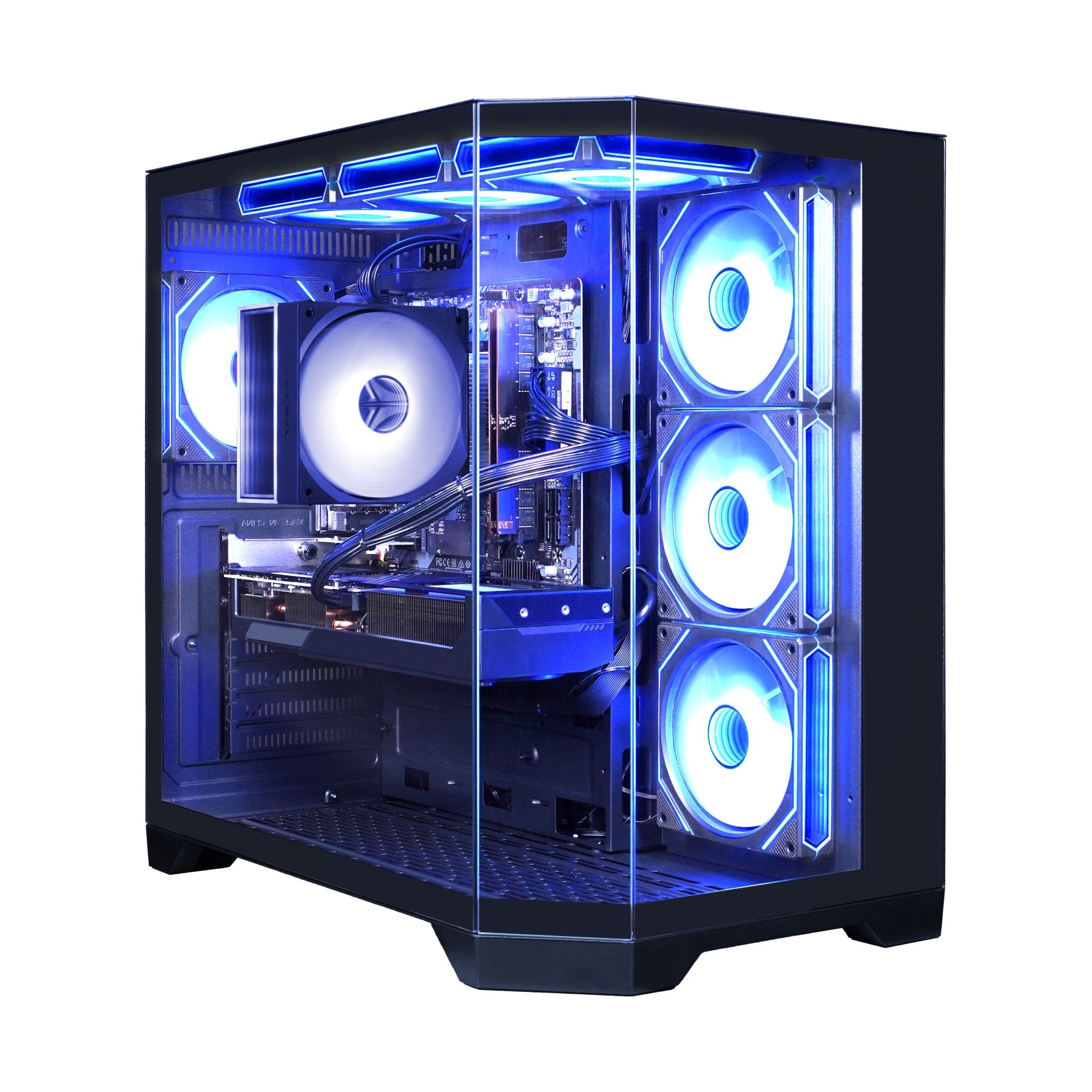 GAMEMAX Gaming-PC »HYPE-A BK 8005 AMD Ryzen 5 9600X 16GB DDR5 1TB SSD RX 9070« Windows 11, DDR5 RAM