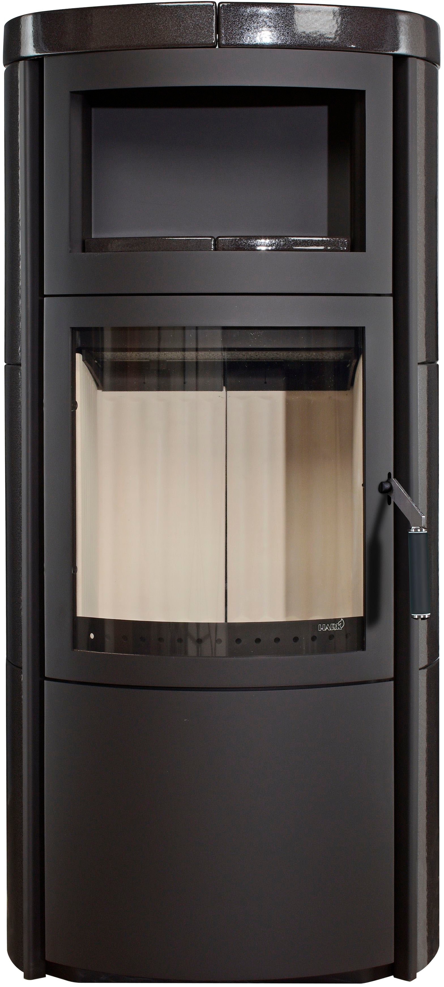 HARK Kaminofen »»Vito WW GT ECOplus 8,4 KW««, Ofenkacheln meteor-schwarz