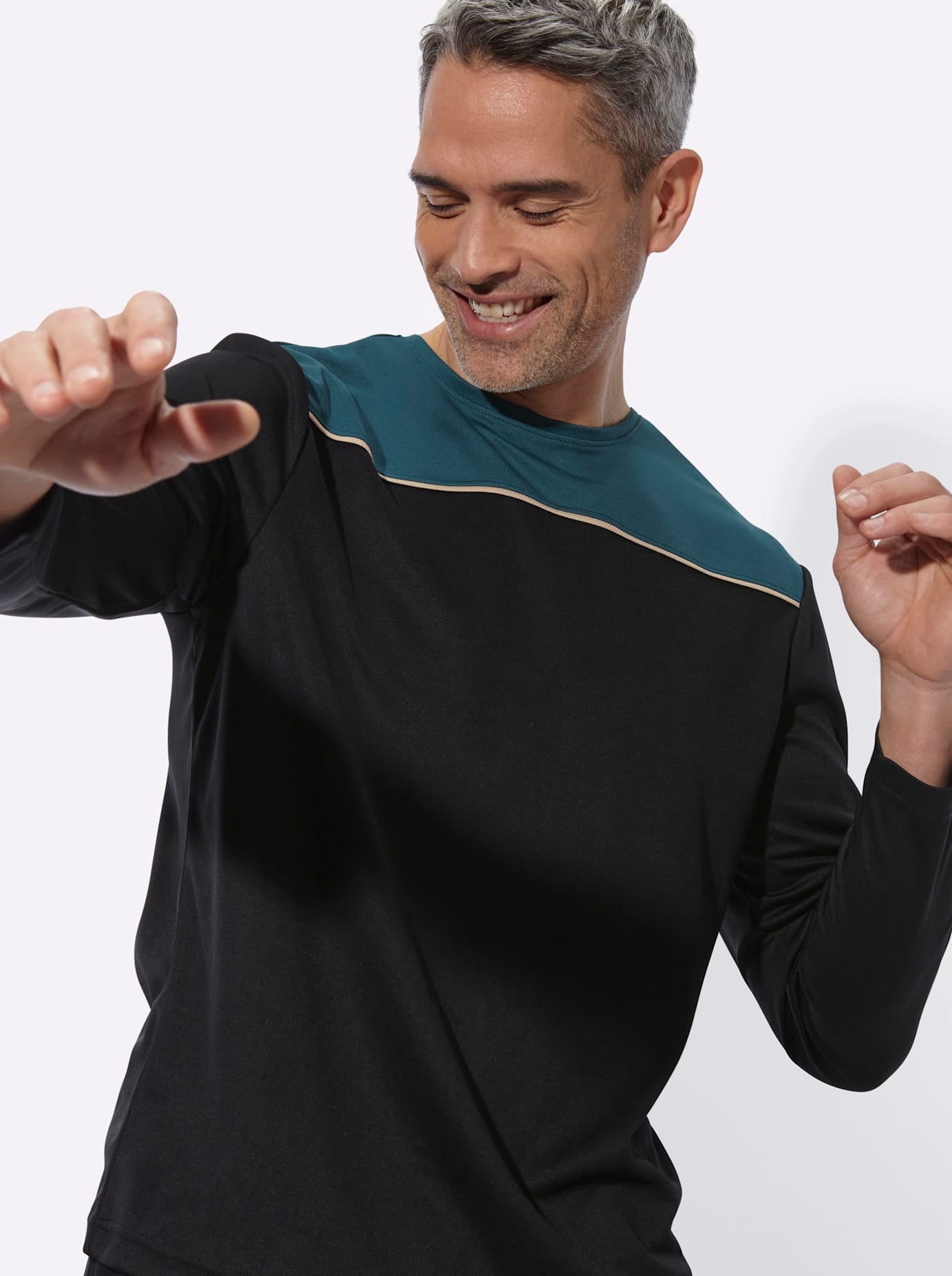 Classic Rundhalsshirt »Freizeitshirt« 1