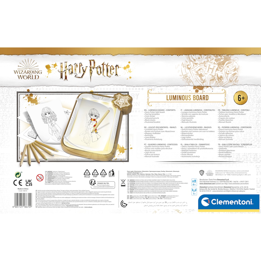 Clementoni® Zaubertafel »Harry Potter, Leucht-Zeichentafel«
