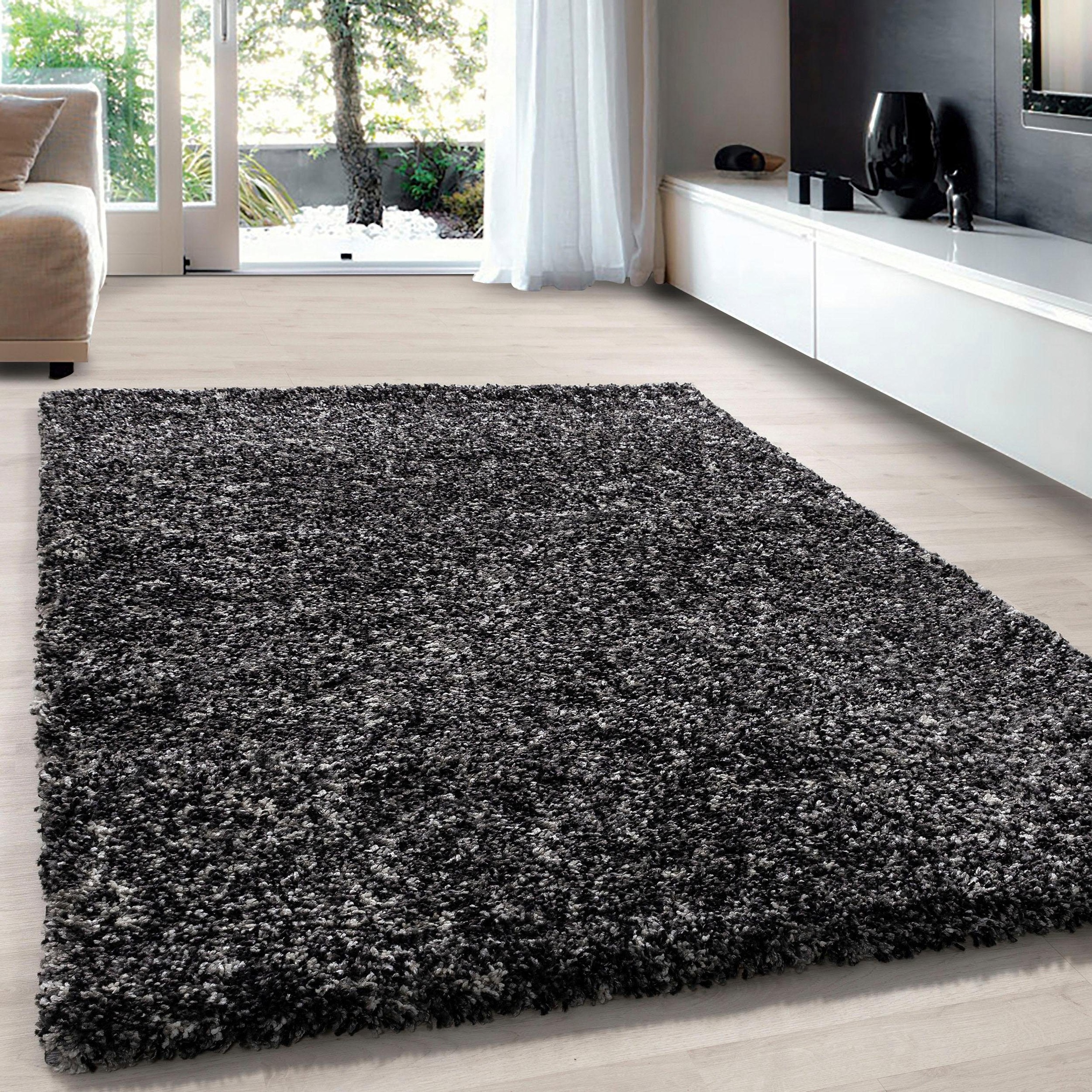 Ayyildiz Teppiche Hochflor-Teppich »Enjoy Shaggy«, rechteckig, 50 mm Höhe, auch als Läufer, Shaggy, Langflor, meliert, Wohnzimmer