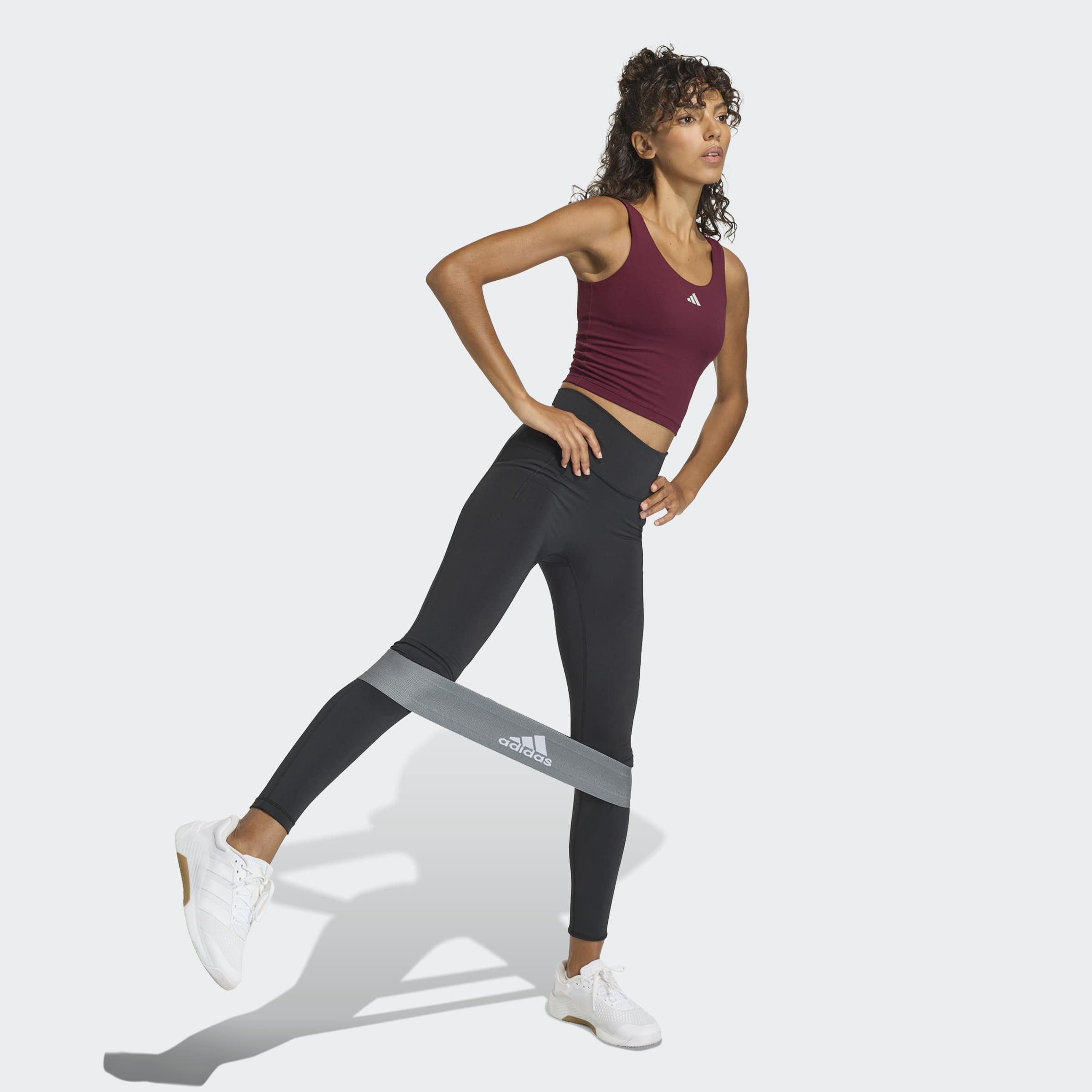 adidas Performance Tanktop »3-STREIFEN STUDIO ALL ME, LEICHT STÜTZEND«