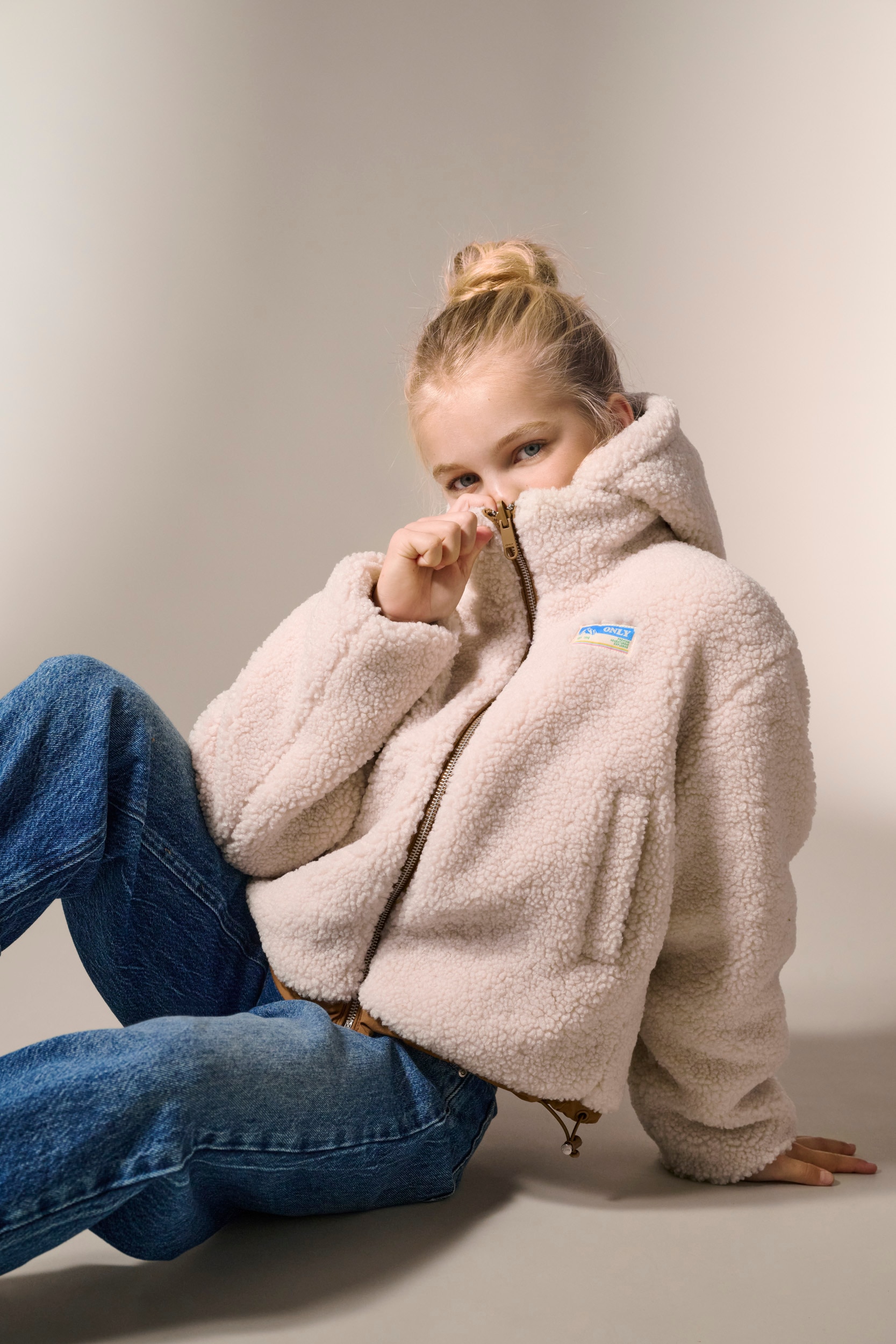 KIDS ONLY Steppjacke »KOGMARIA REVERSIBLE PUFFER JACKET OTW«, mit Kapuze, als Plüschjacke oder Steppjacke tragbar