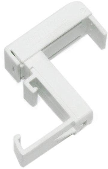 GARDINIA Sichtschutzbefestigung »Klemmträger, Kunststoff«, Serie Aluminium-Jalousie 25 mm