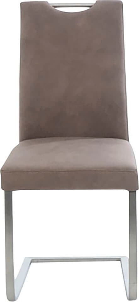 K+W Komfort & Wohnen Freischwinger »6194« () mit praktischem Griff oben am Rücken, Gestell aus Edelstahl