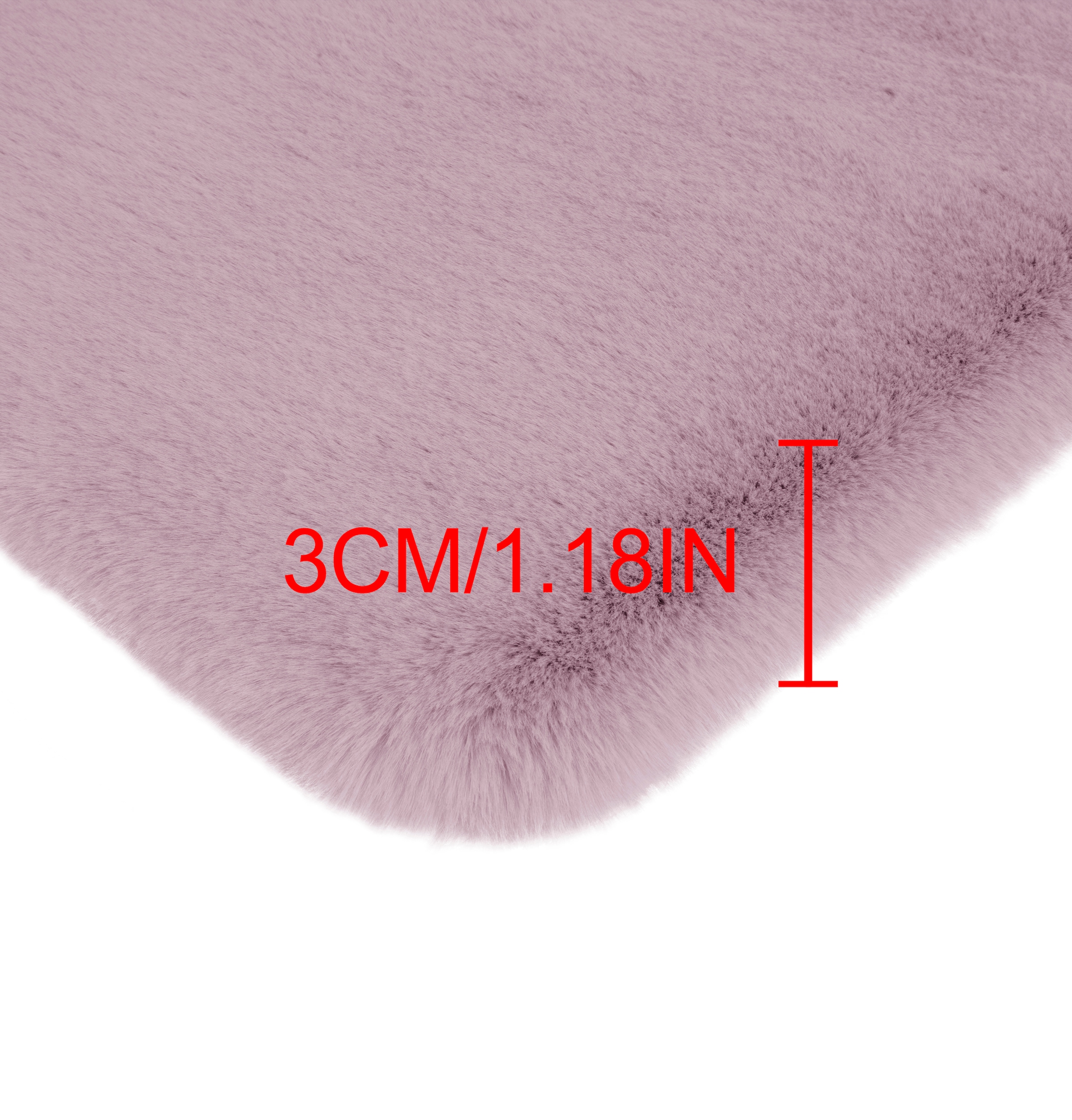 my home Badematte »Rabbit Badematten, Badvorleger, Badezimmer Teppich«, rutschhemmend beschichtet, strapazierfähig-fußbodenheizungsgeeignet-schnell trocknend, Kaninchenfell-Haptik, Badteppich, rechteckig, rund & als 3-tlg. Set
