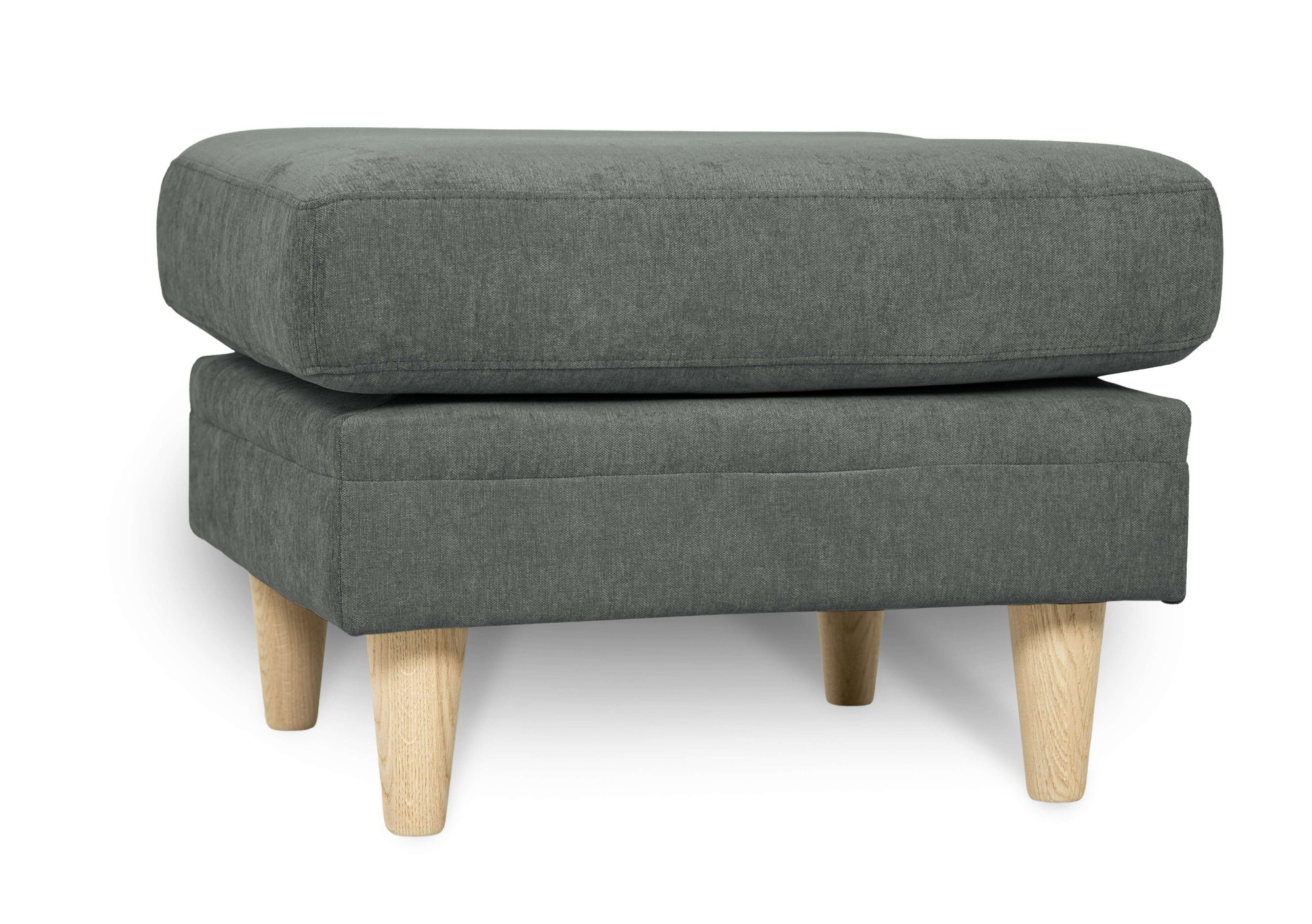 Home affaire Polsterhocker »Arellano, Breite 63 cm« klassisches Design, mit Massivholzfüßen, Webstoff fein, Chenille