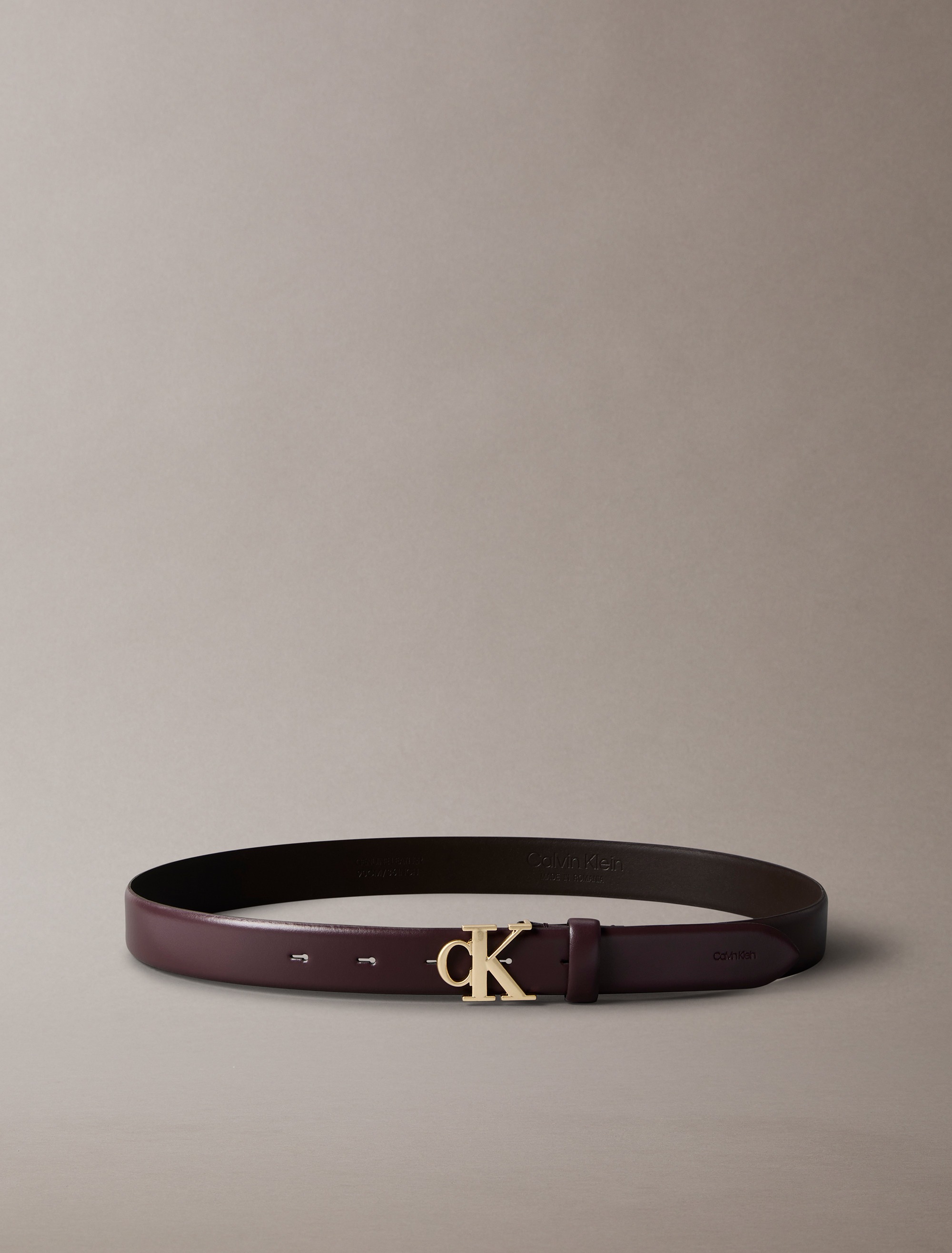 Calvin Klein Ledergürtel »CK BUCKLE 30MM FIXED BELT«, Größenverstellbar