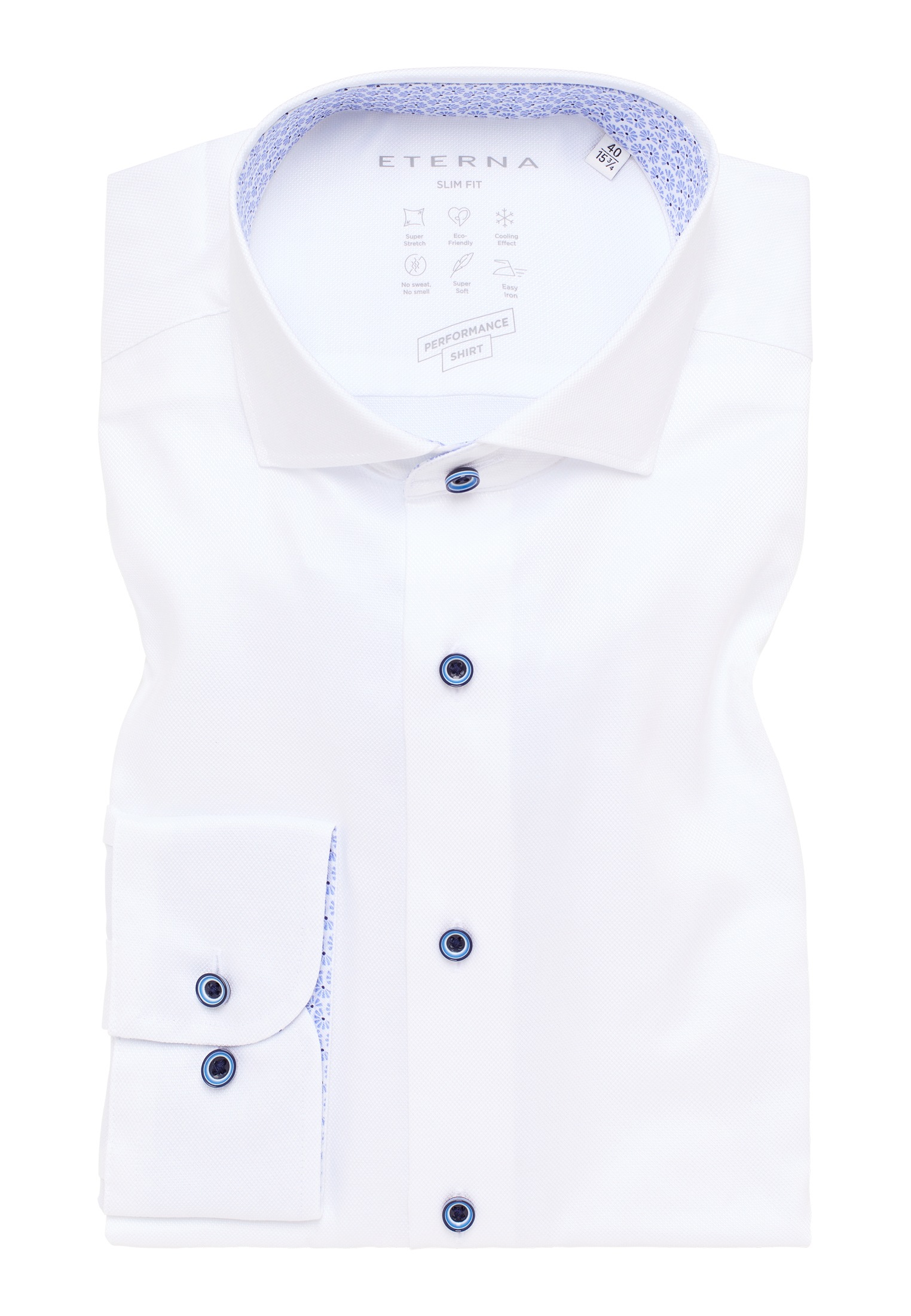 Eterna Langarmhemd »SLIM FIT«