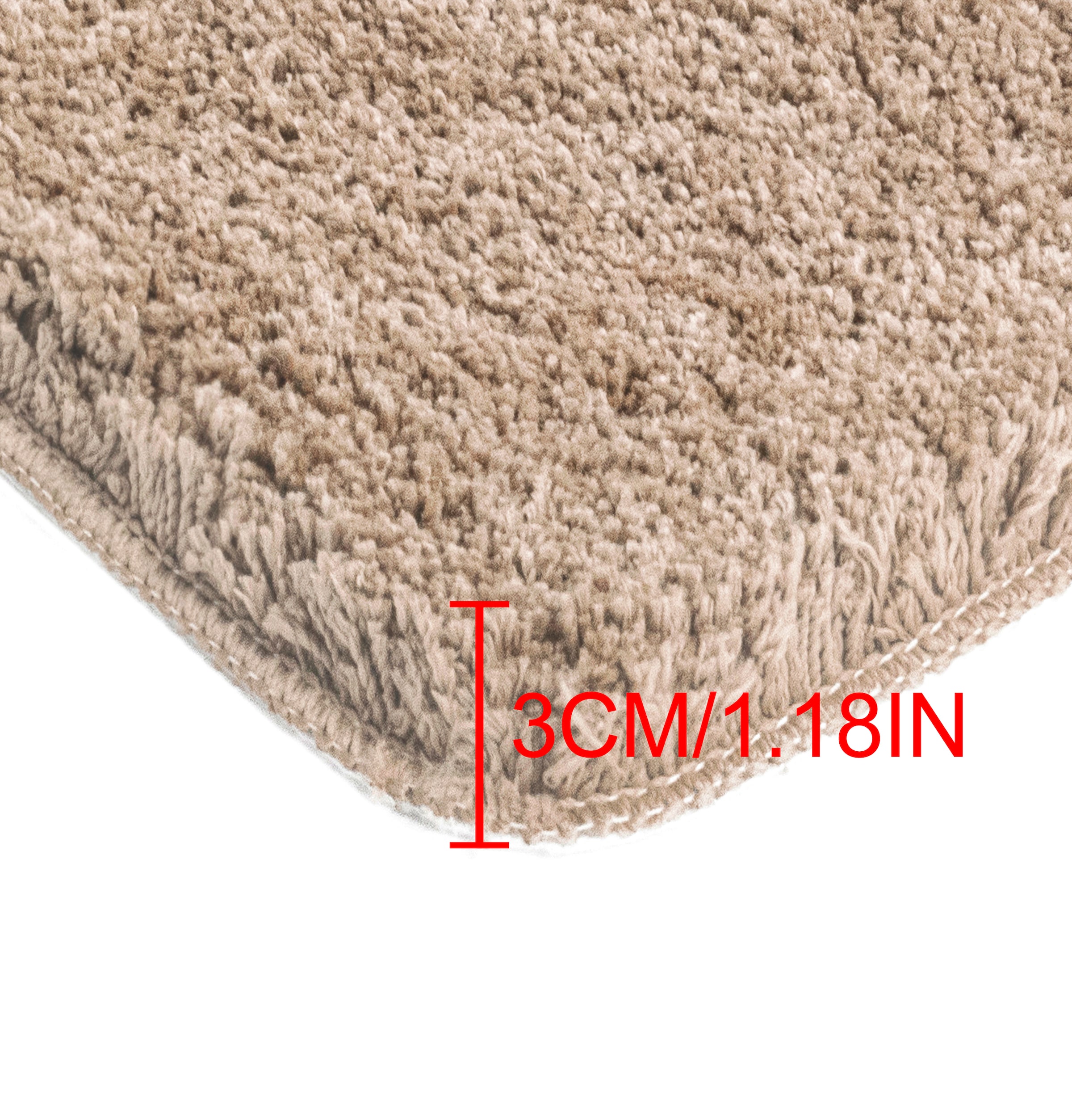 my home Badematte »Sanremo, Badvorleger, Badezimmer Teppich, sehr weich«, rutschhemmend beschichtet, fußbodenheizungsgeeignet-schnell trocknend, Badteppich, unifarben, rechteckig, rund & als 3-tlg. Set erhältlich