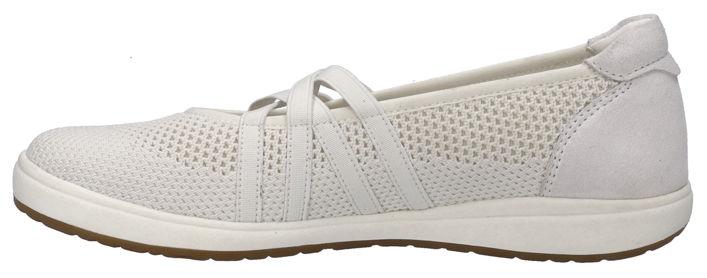 Josef Seibel Riemchenballerina »Caren 67«, Slipper, Sneaker, Schlupfschuh mit Metallic Einsatz an der Ferse